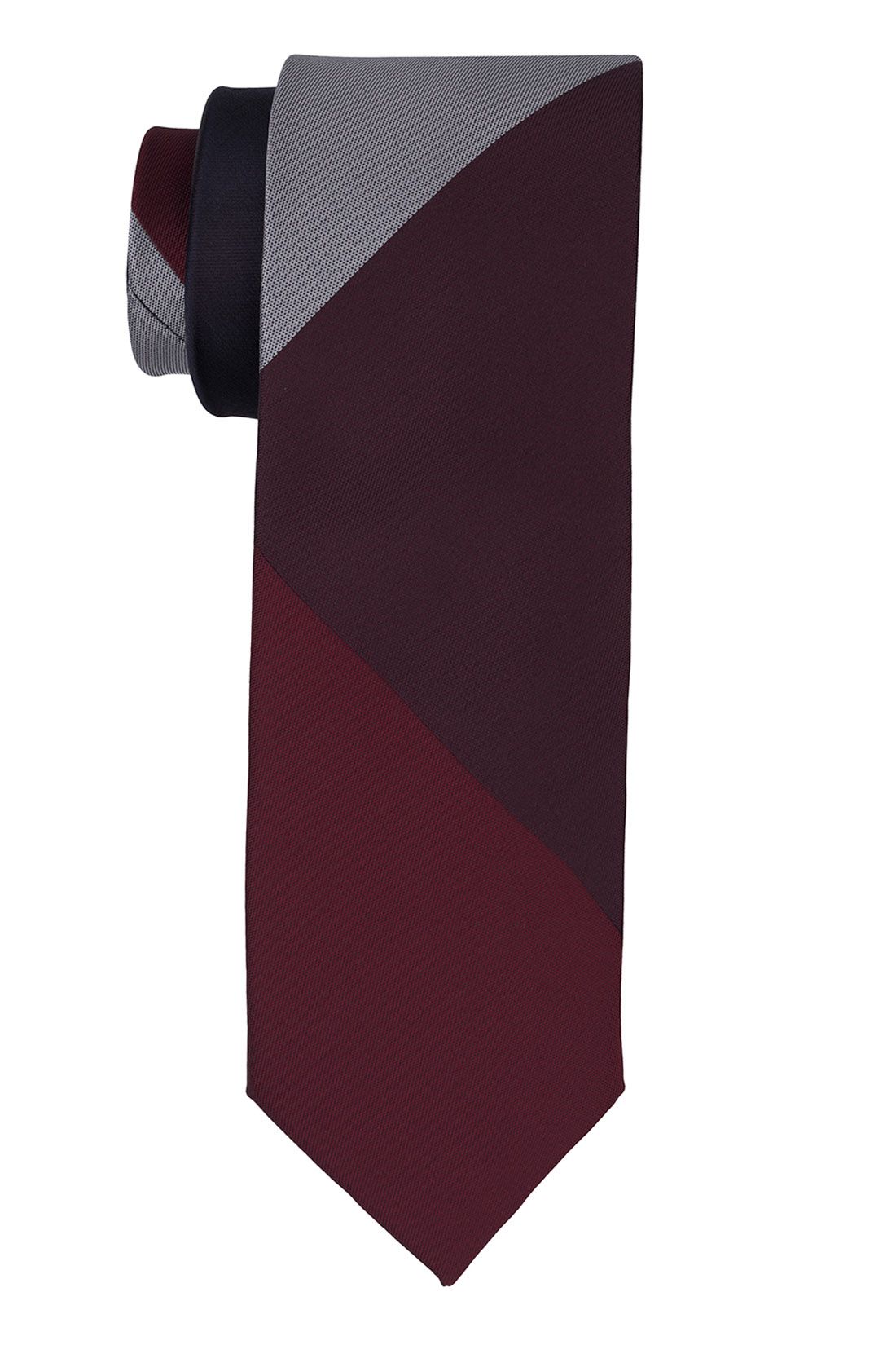 Red Checkered Silk Necktie for Men