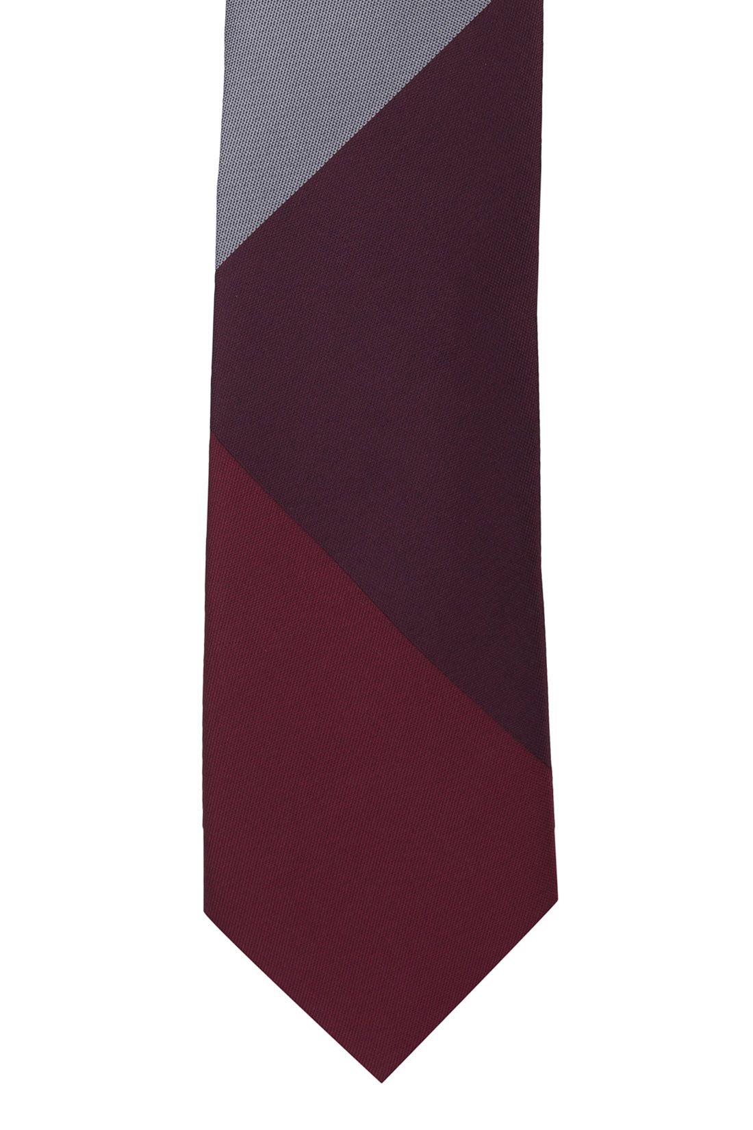 Red Checkered Silk Necktie for Men
