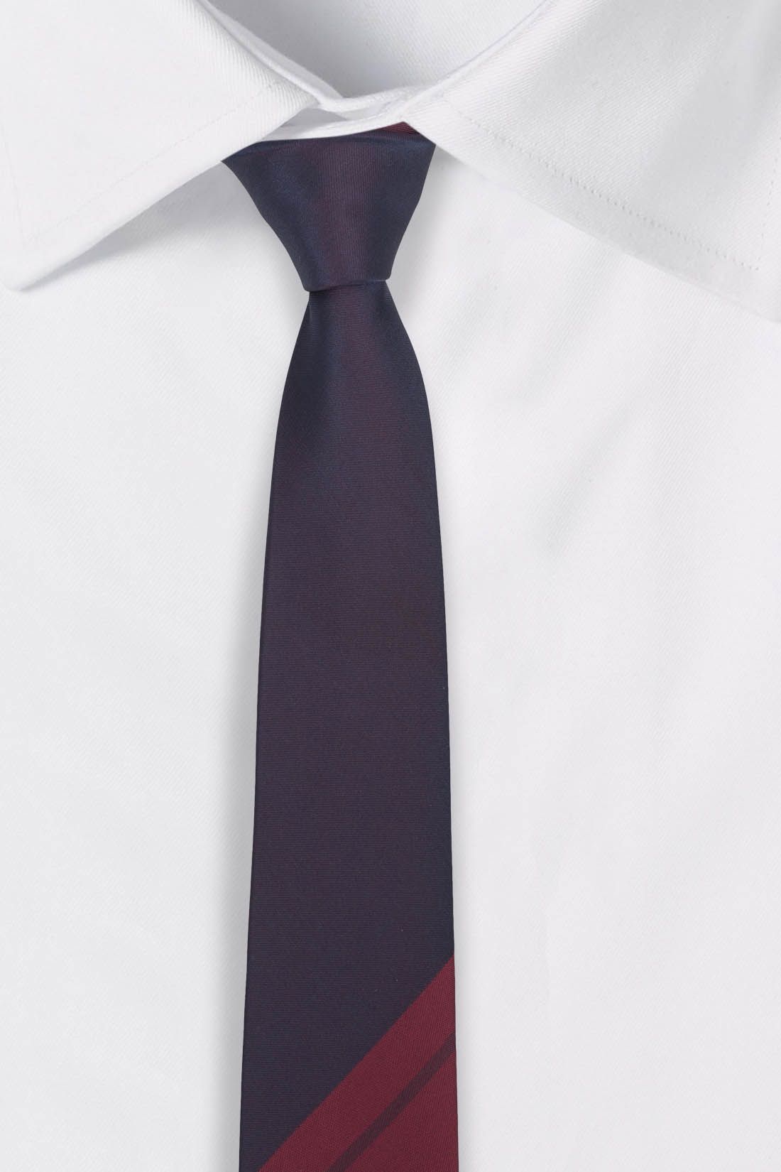 Red Checkered Silk Necktie for Men