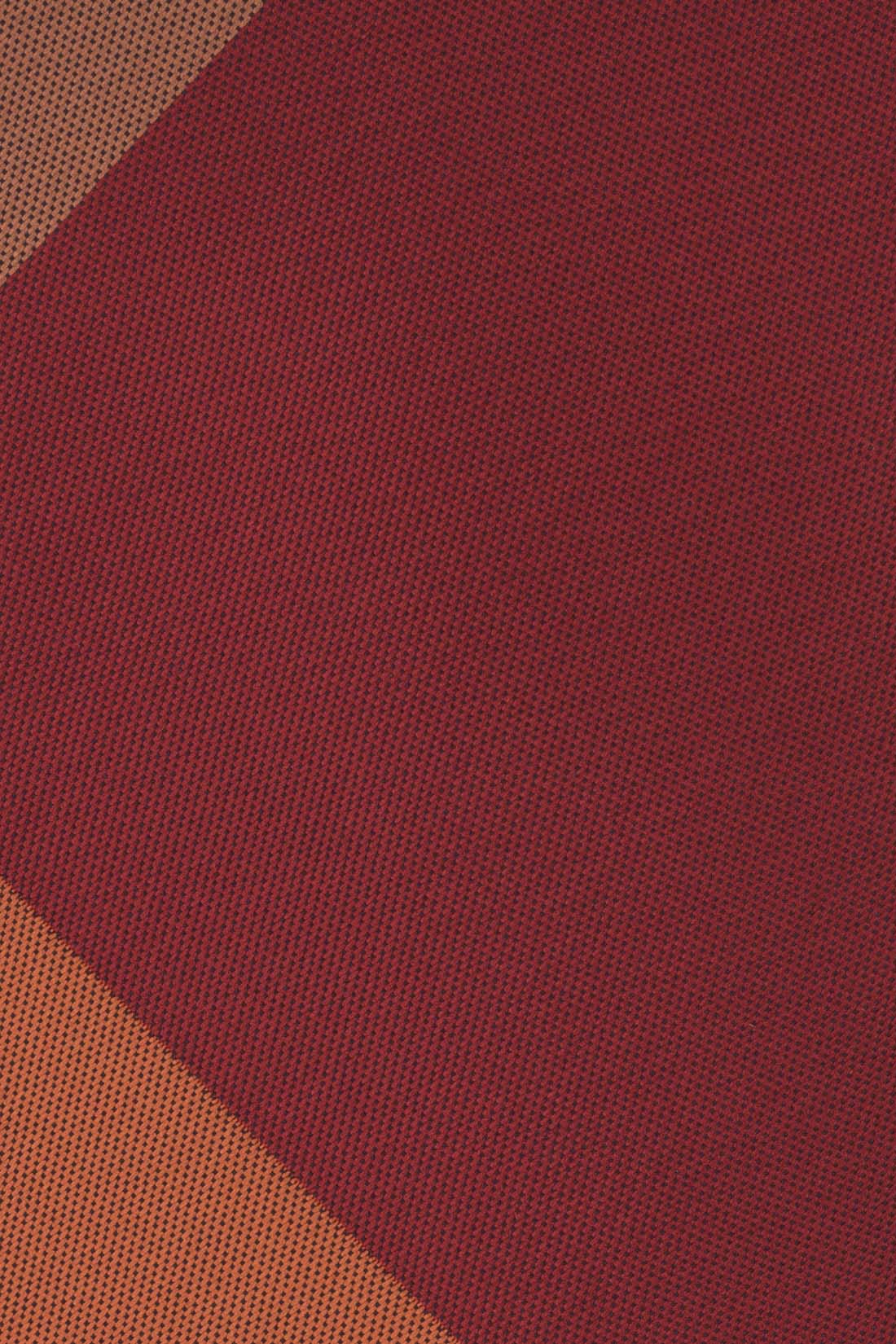 Orange Checkered Silk Necktie for Men