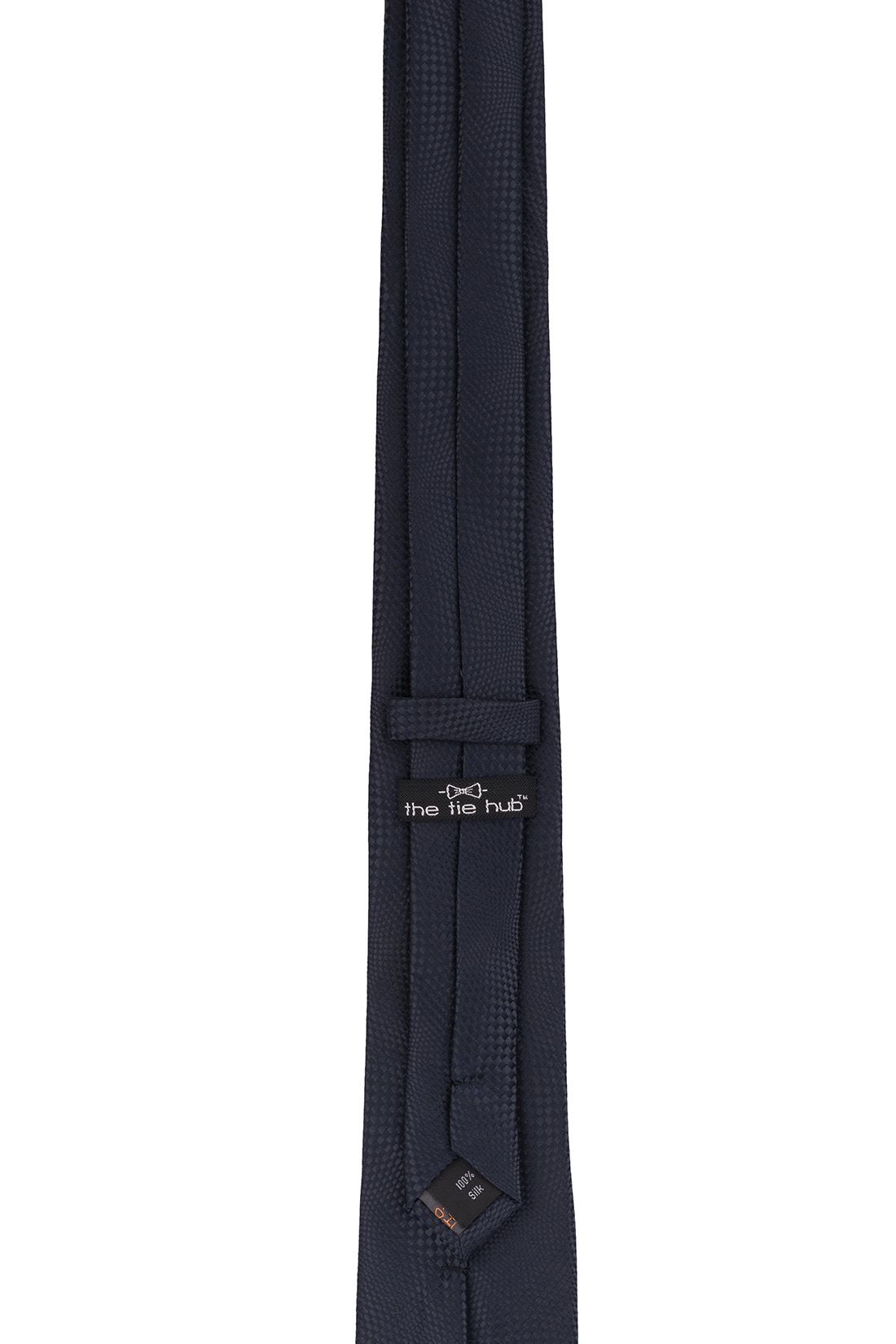 Blue Geometric Silk Necktie for Men