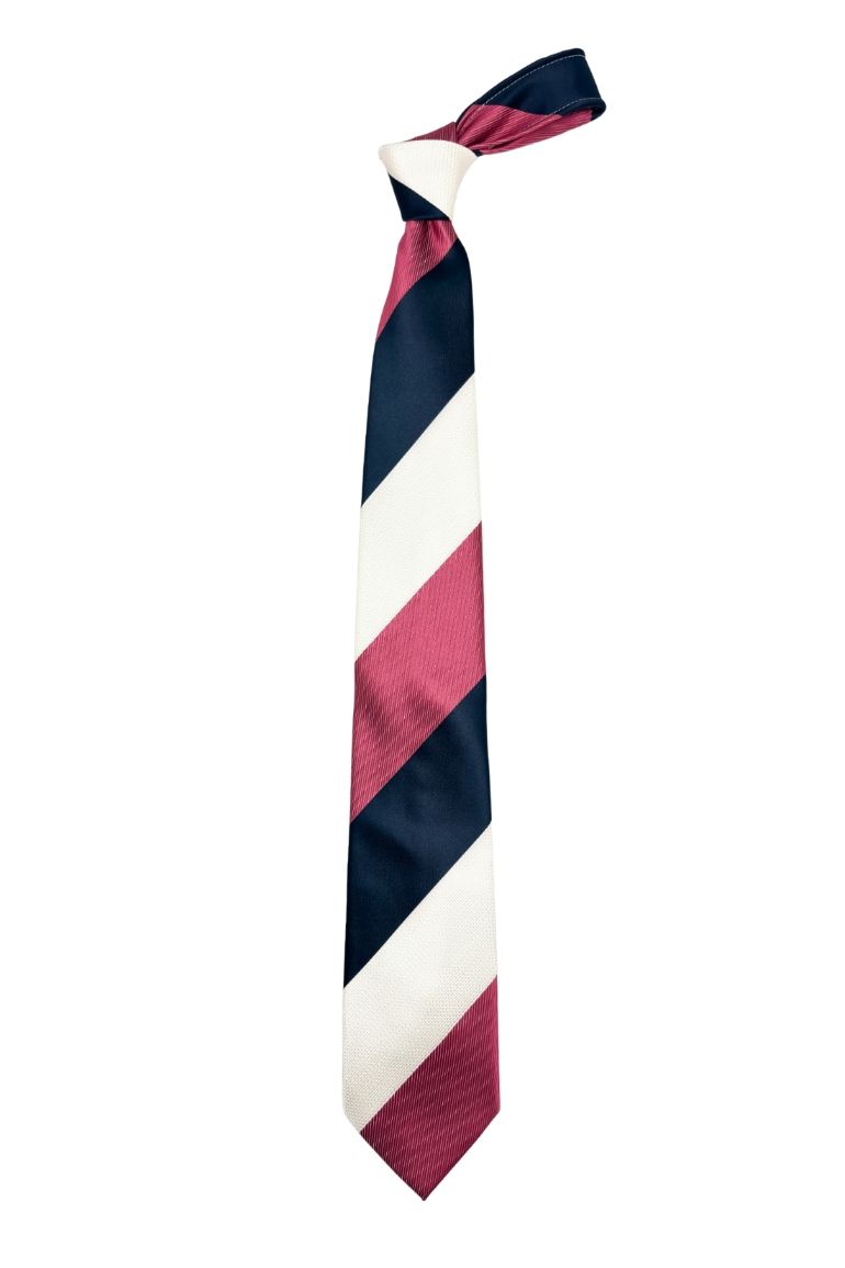 Multicolor Striped Silk Necktie for Men