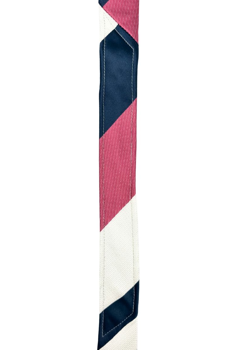 Multicolor Striped Silk Necktie for Men