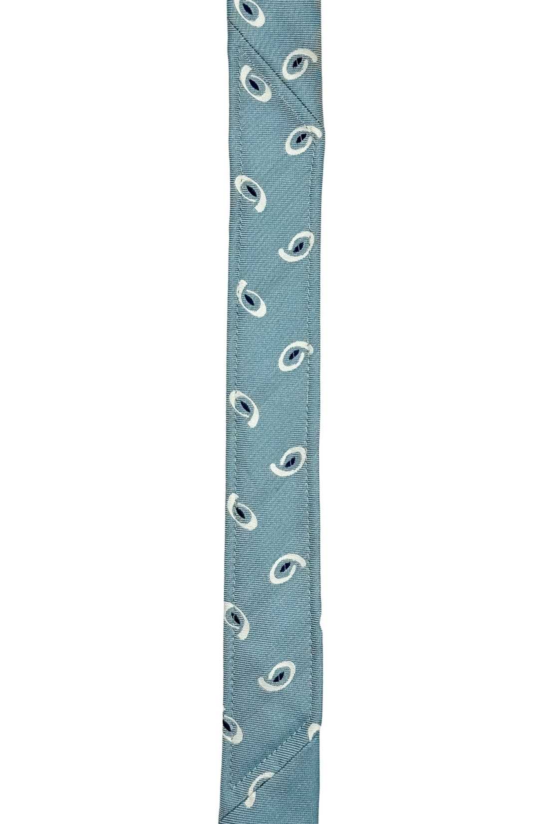 Blue Paisley Silk Necktie for Men