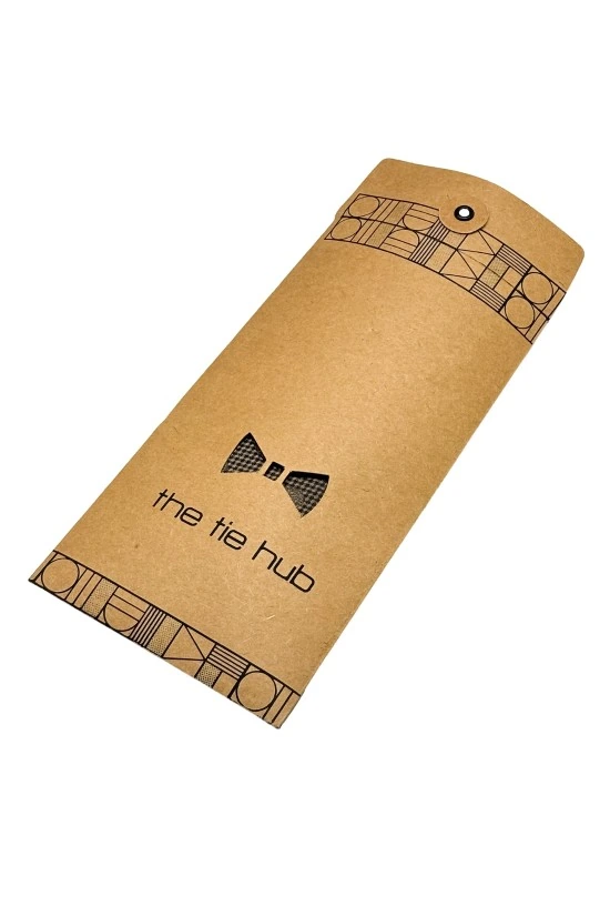 Brown Paisley Silk Necktie for Men