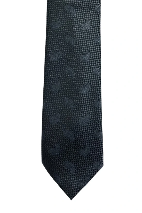 Blue Paisley Silk Necktie for Men