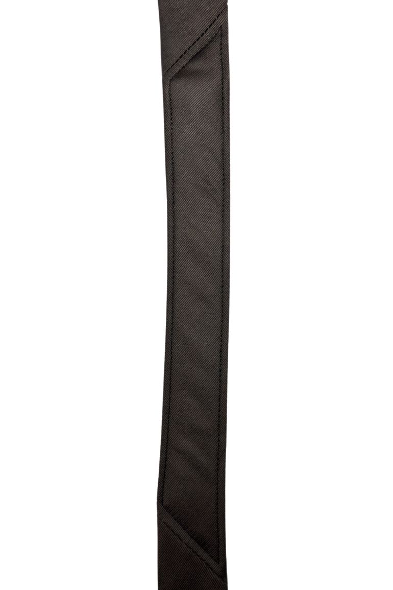 Brown Solid Silk Necktie for Men