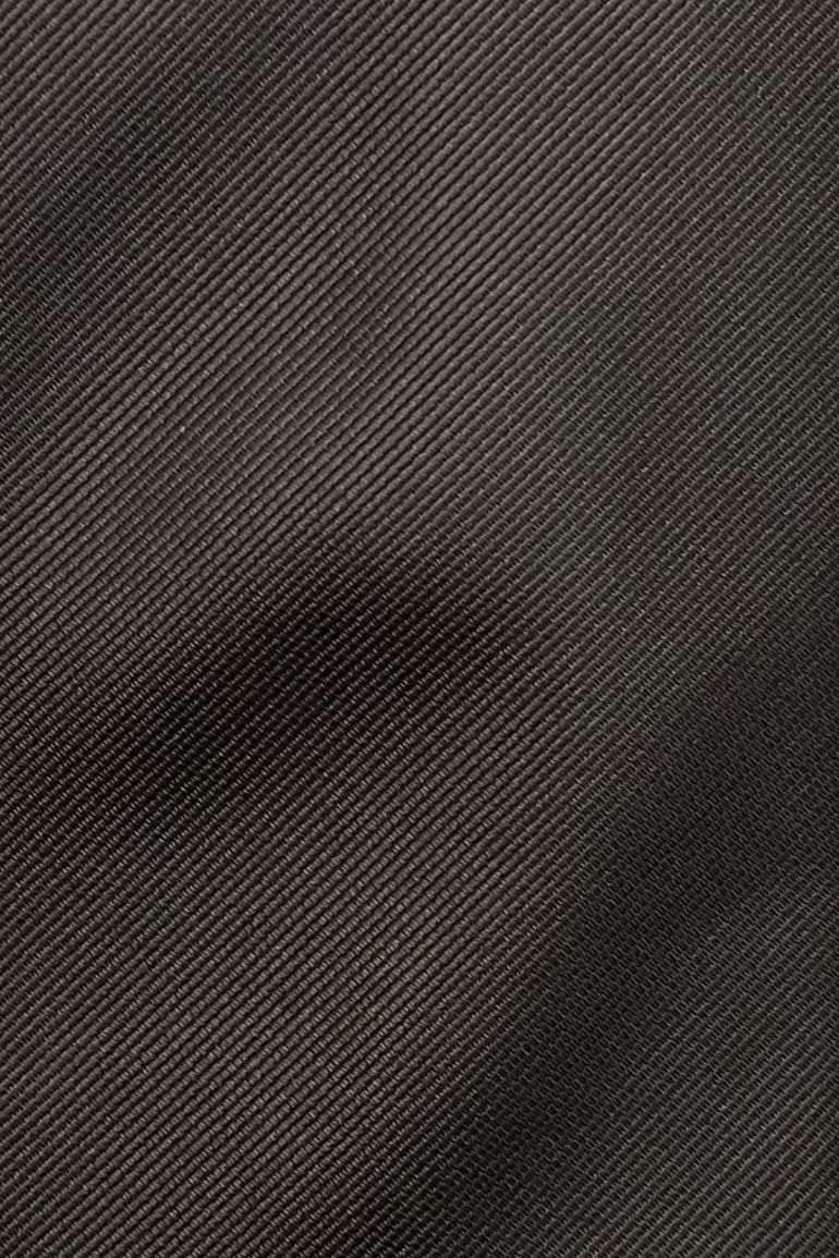 Brown Solid Silk Necktie for Men