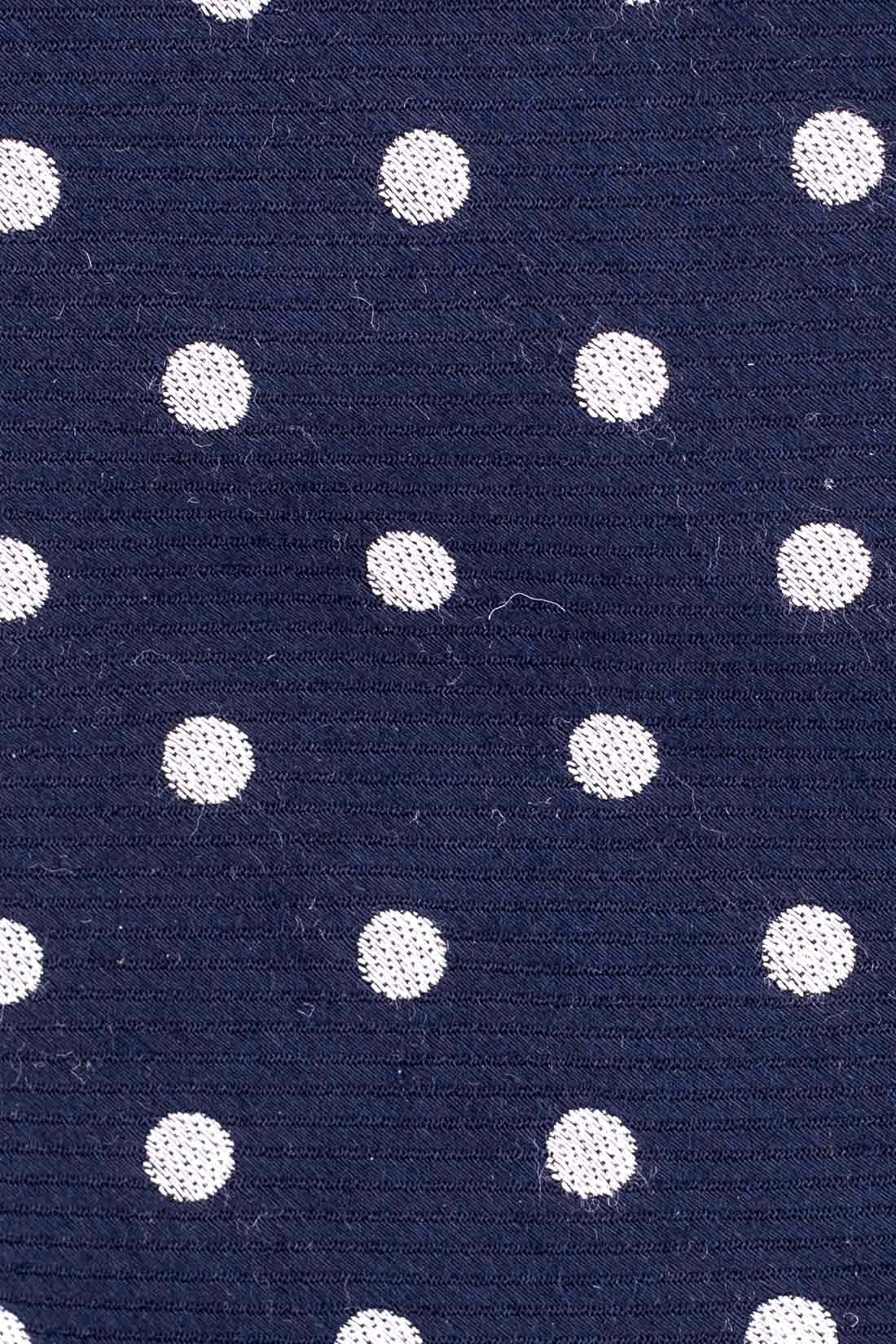 Blue Polka Dot Silk Necktie for Men