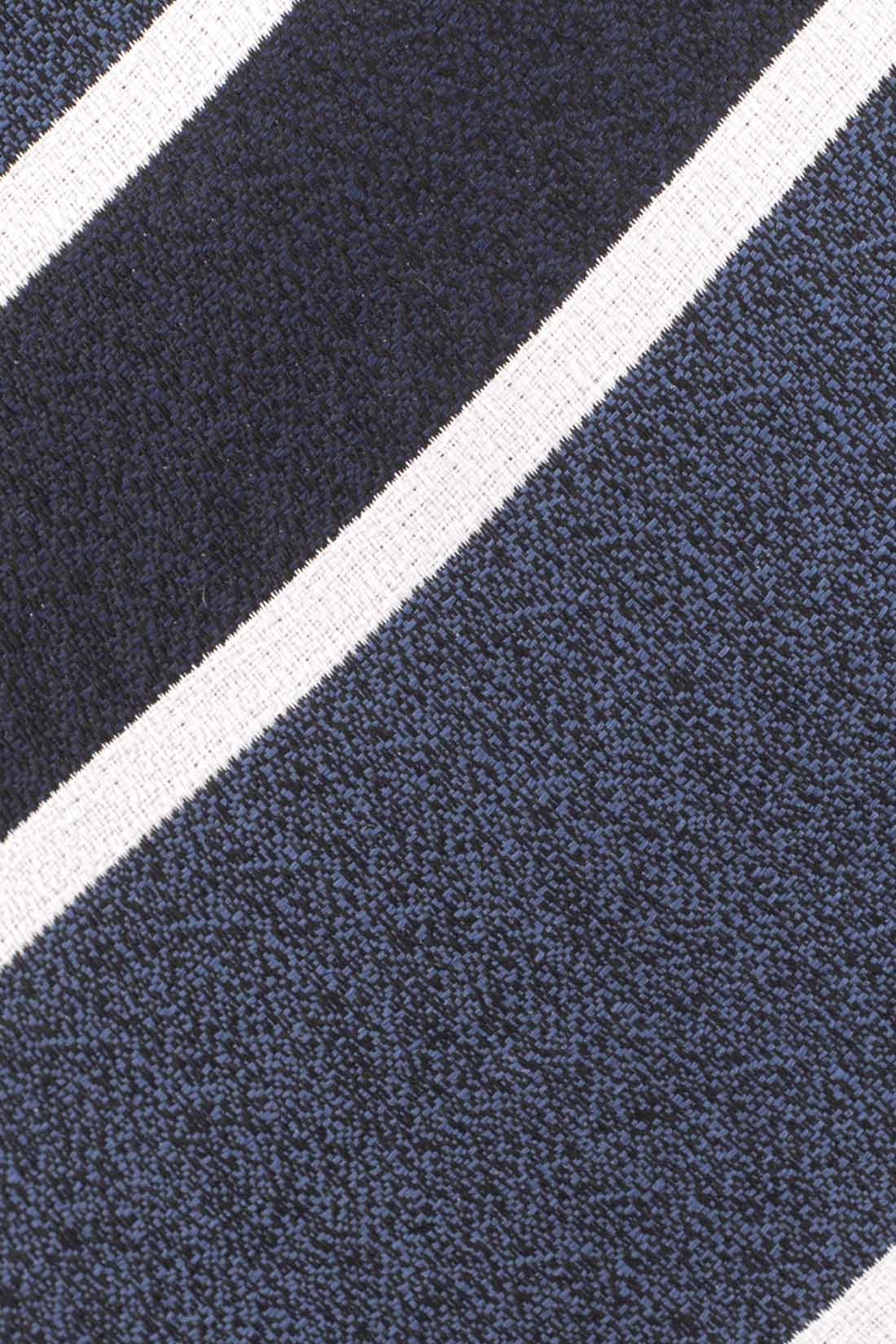 Blue Striped Silk Necktie for Men