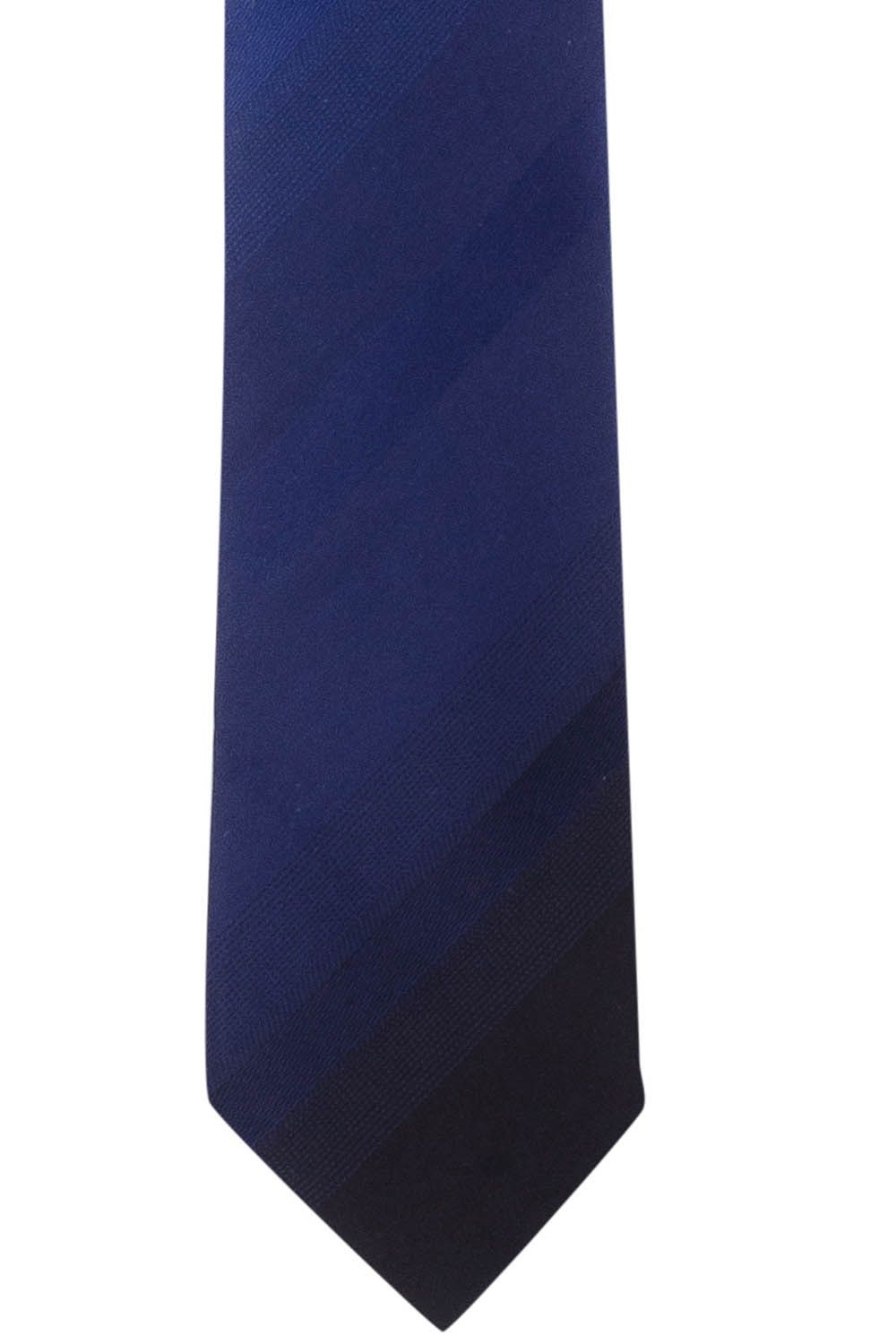 Blue Gradient Microfiber Necktie for Men