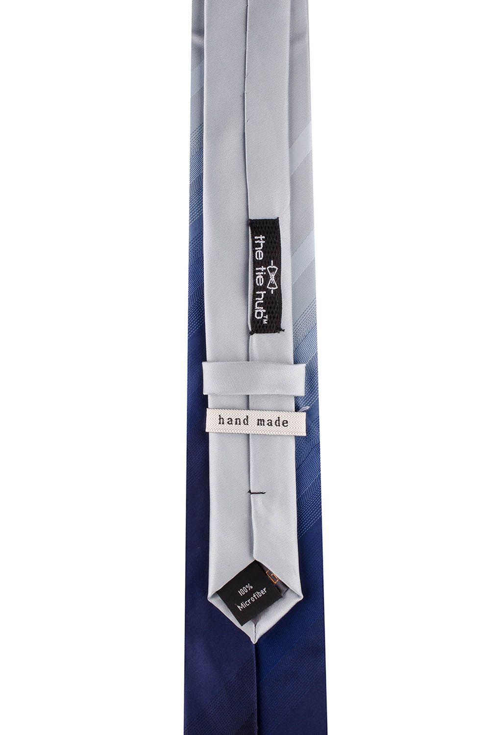 Blue Gradient Microfiber Necktie for Men