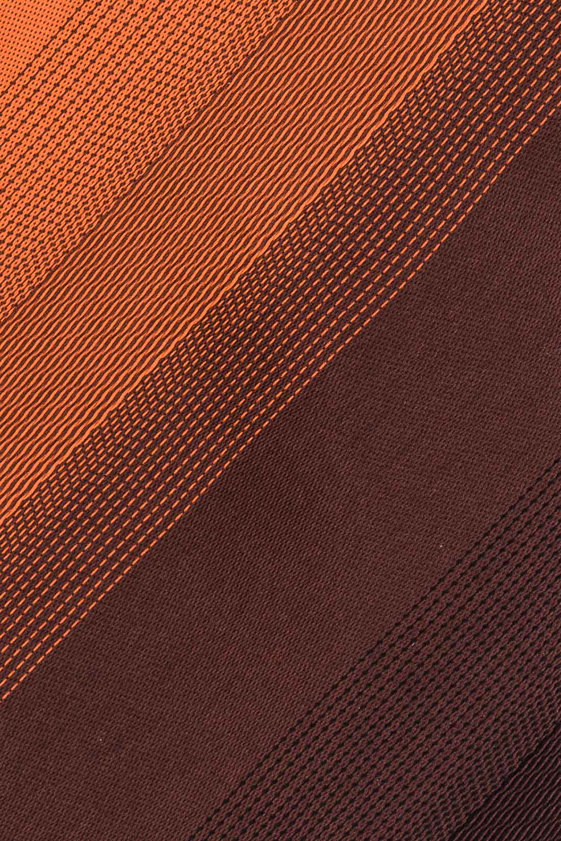 Orange Gradient Microfiber Necktie for Men