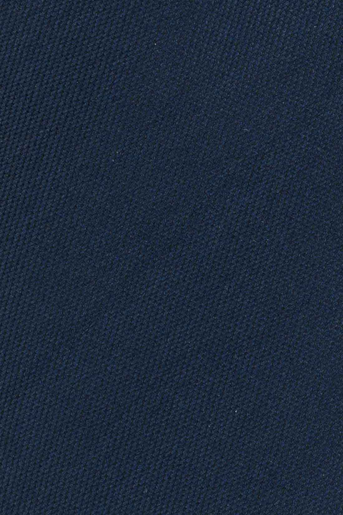 Blue Solid Microfiber Necktie for Men