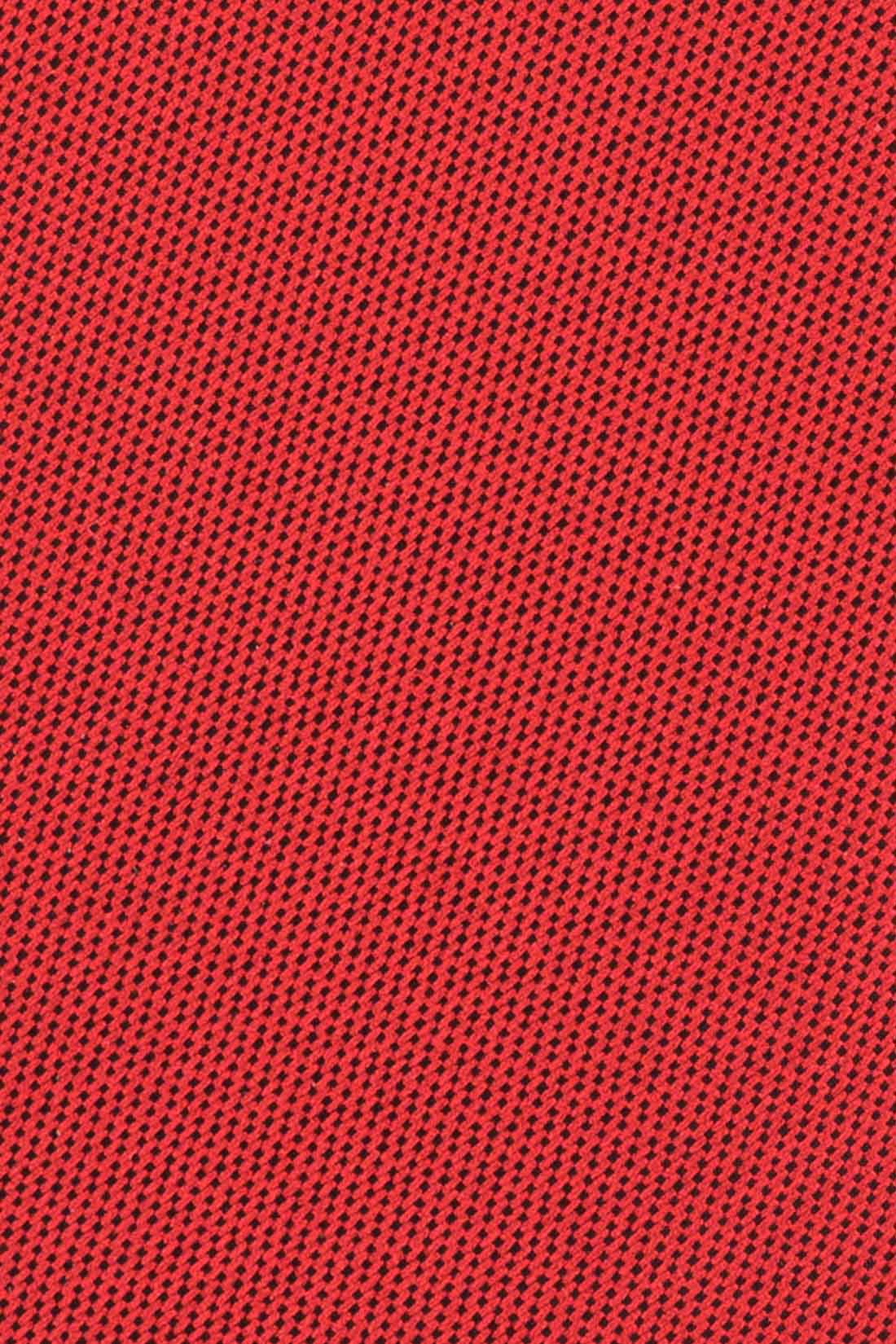 Red Solid Microfiber Necktie for Men