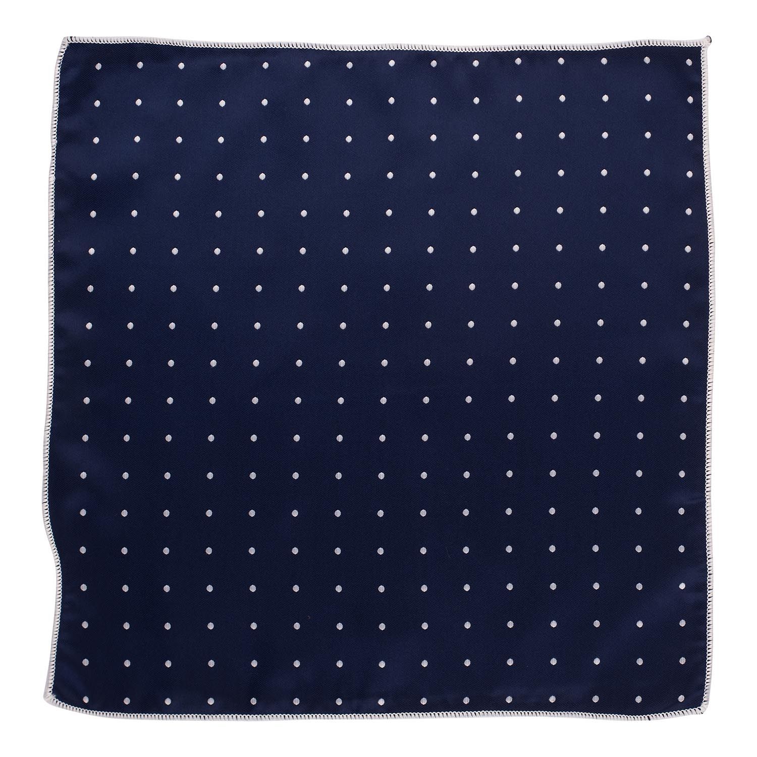 Revolve Blue Polka Bow Tie and Pocket Square Gift Set for Men