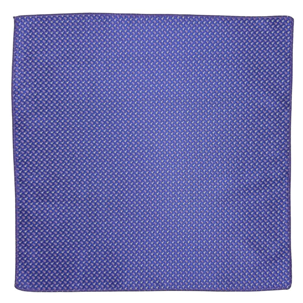 Purple Microfiber Necktie and Pocket Square Gift Set for Men