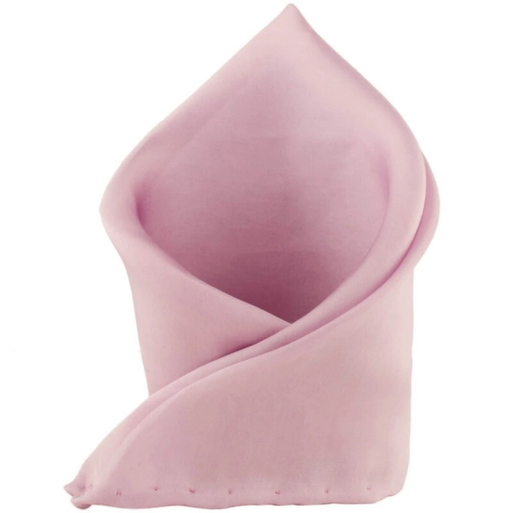 Pink Conversational Necktie with Light Pink Pocket Square Combo - Anchor Design for Men