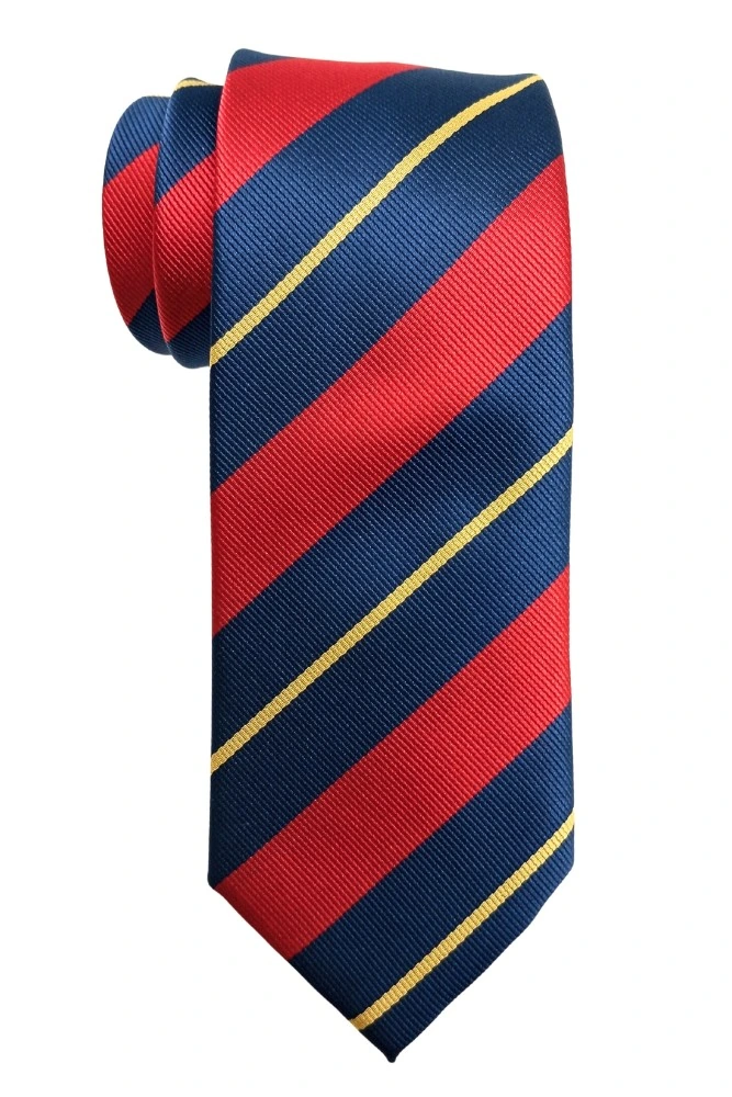 Maroon Stripe Microfiber Necktie with Solid Pocket Square Combo Set for Men