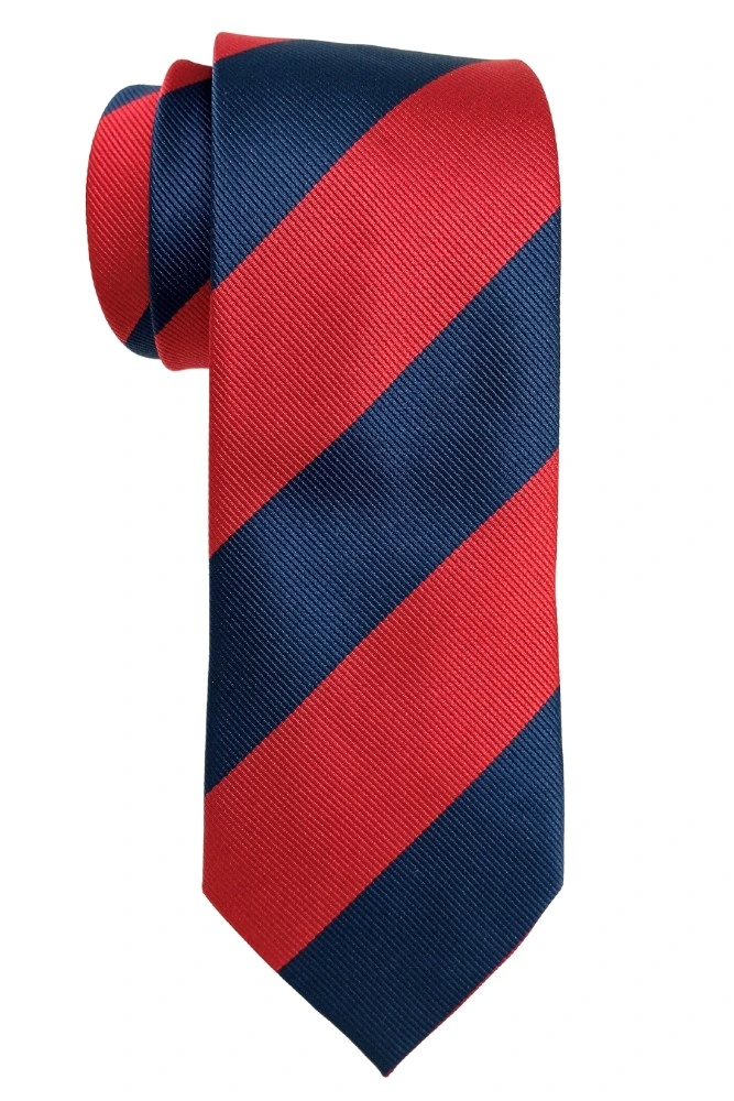 Maroon Stripe Microfiber Necktie with Solid Pocket Square Combo Set for Men