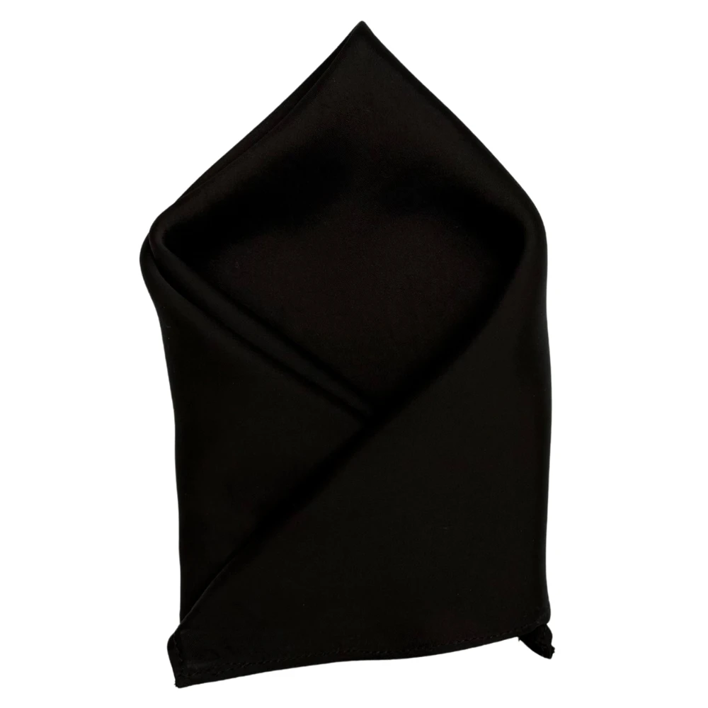 Black and Grey Silk Necktie with Silver Cufflinks Combo for Men