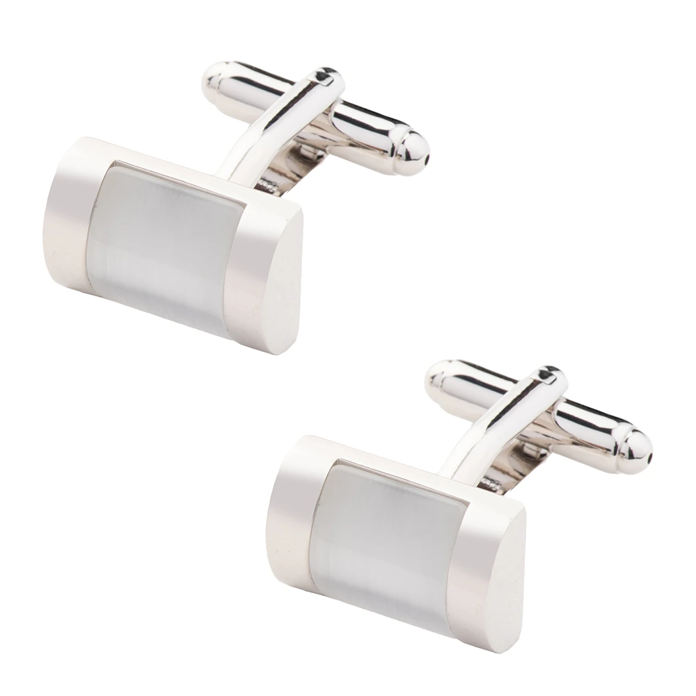 Maroon Silk Necktie and Mother of Pearl Cufflinks Gift Set - a Classic Choice for Men