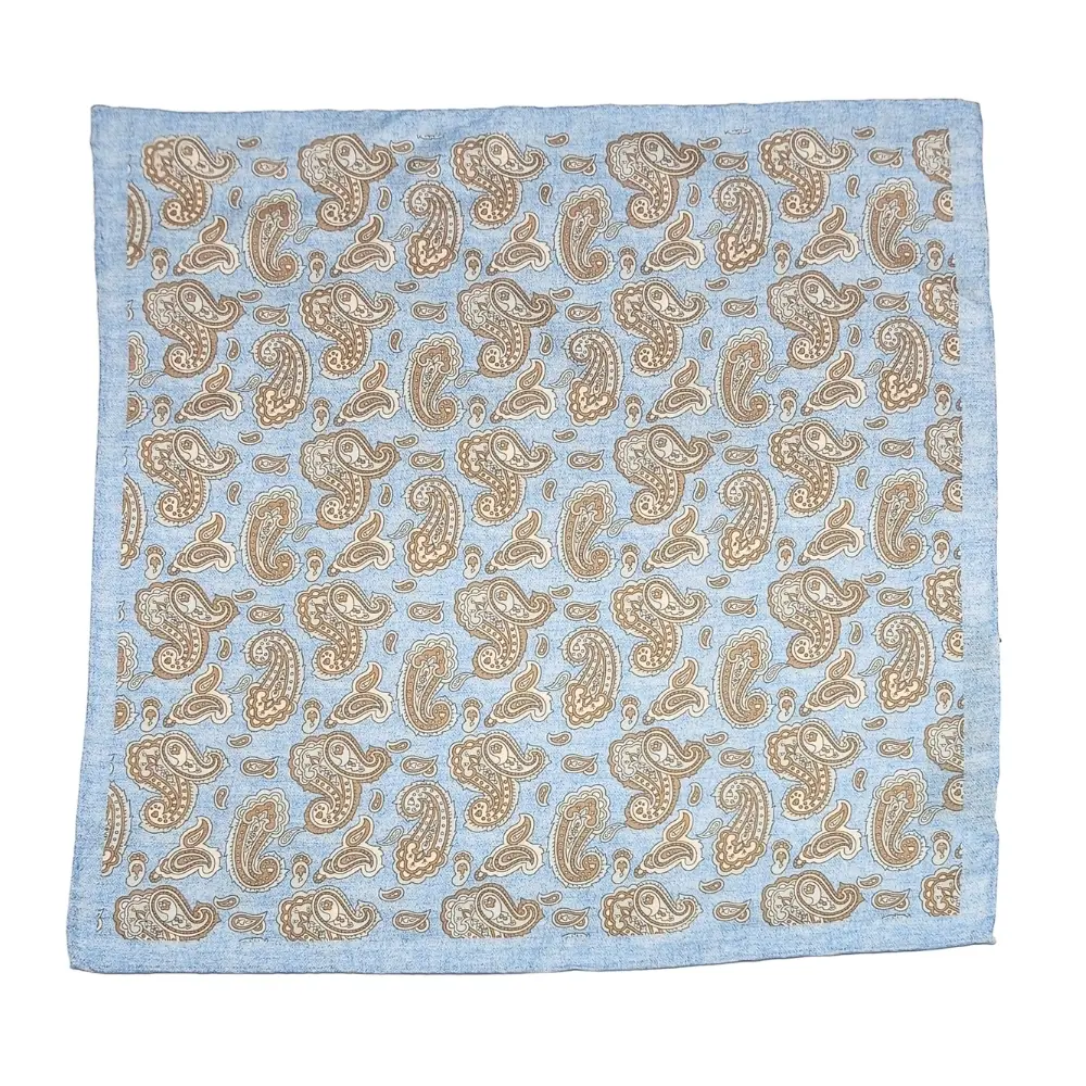 Silk Necktie and Paisley Pocket Square Gift Set - Sophisticated Formal Collection for Men