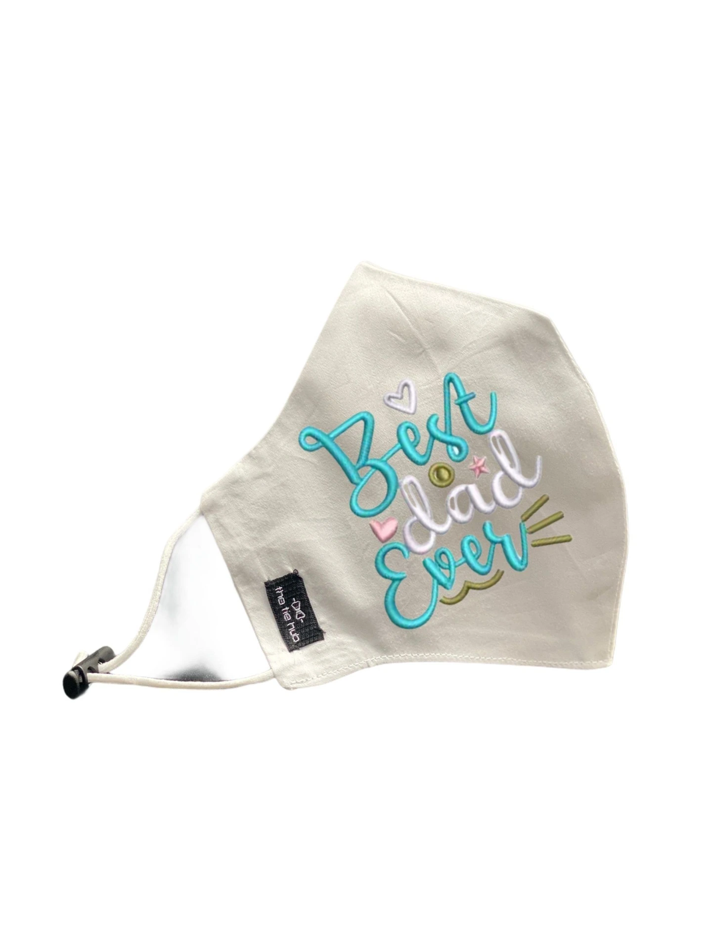 Best Dad Ever Face Mask with I Love My Dad Cufflinks Gift Set for Men