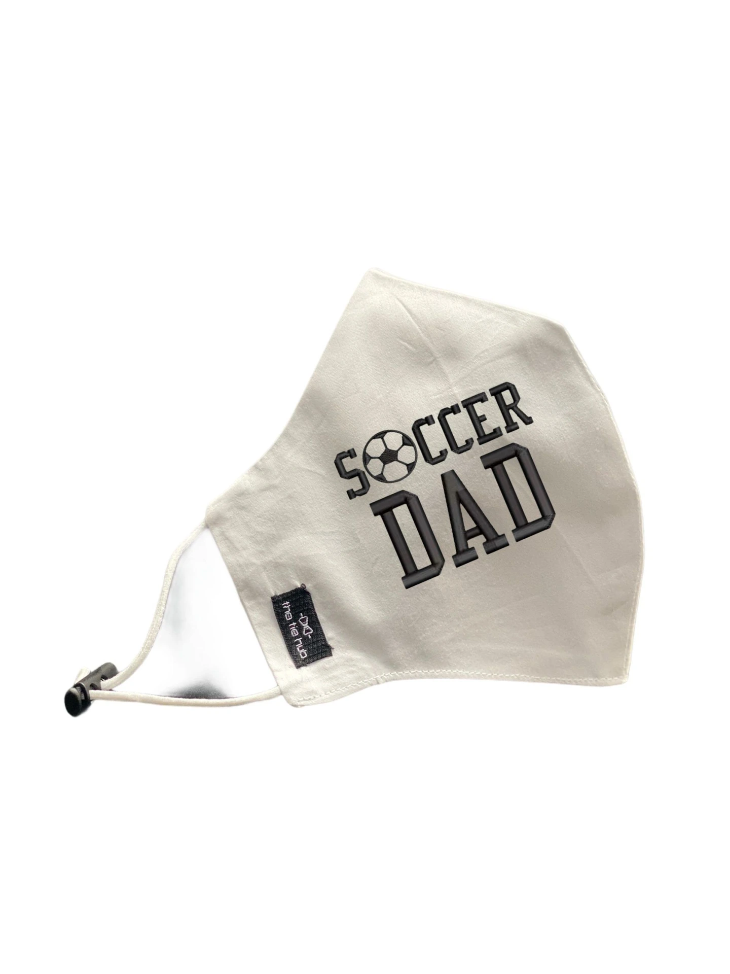 SOCCER DAD Face Mask with Football Team Cufflinks Gift Set for Men
