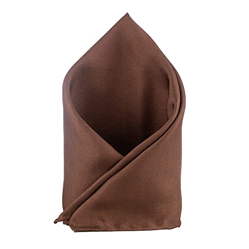 Solid Coffee Brown Premium Necktie Combo Set for Men