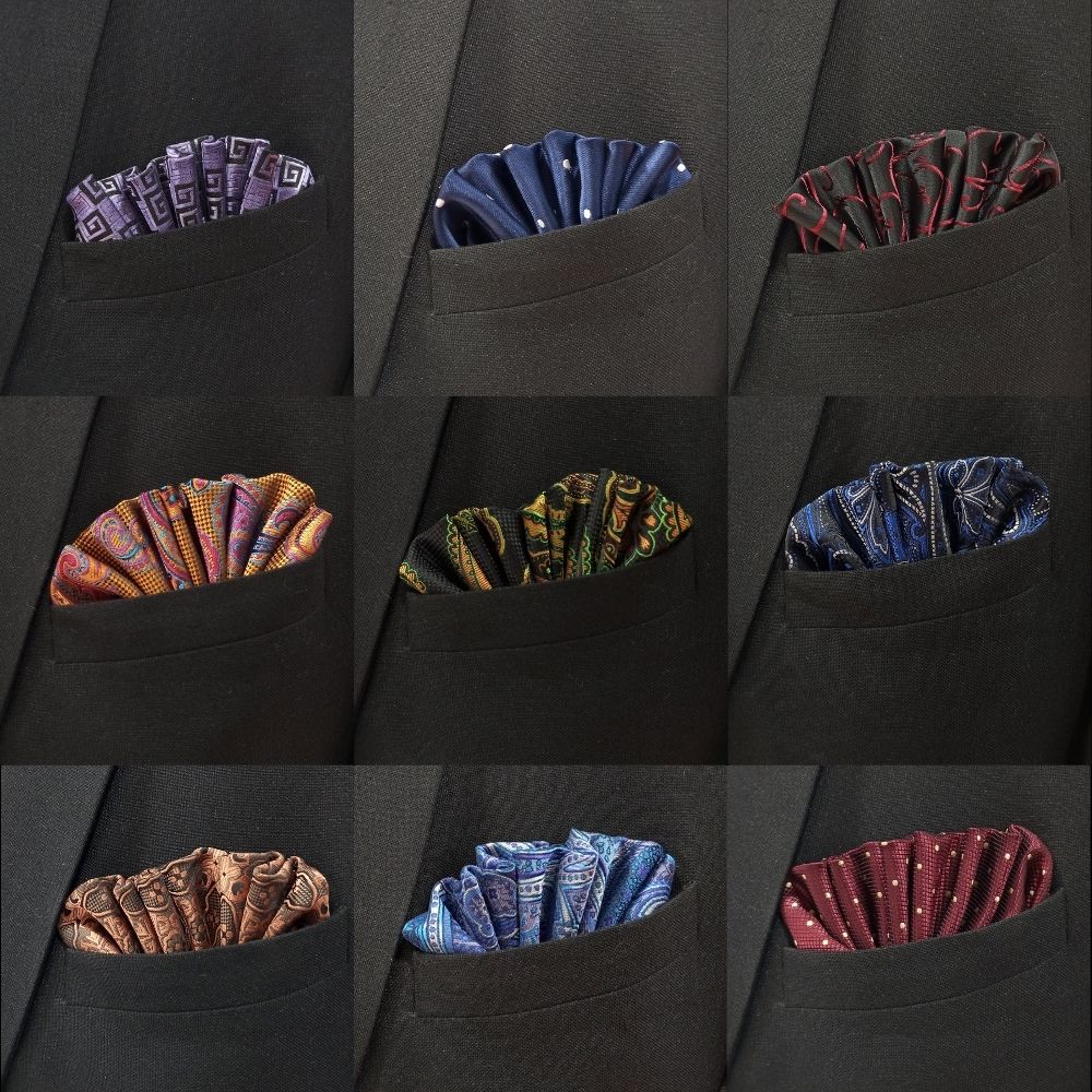 Microfiber Pocket Square Combo Set for Men