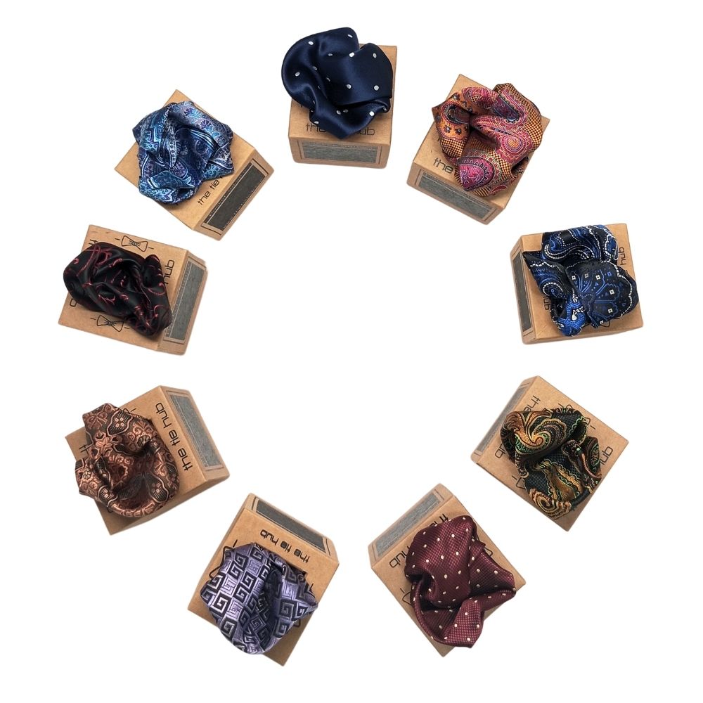 Microfiber Pocket Square Combo Set for Men