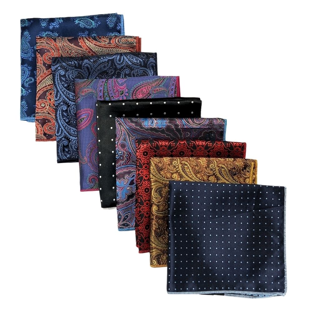 Microfiber Pocket Square Combo Set for Men