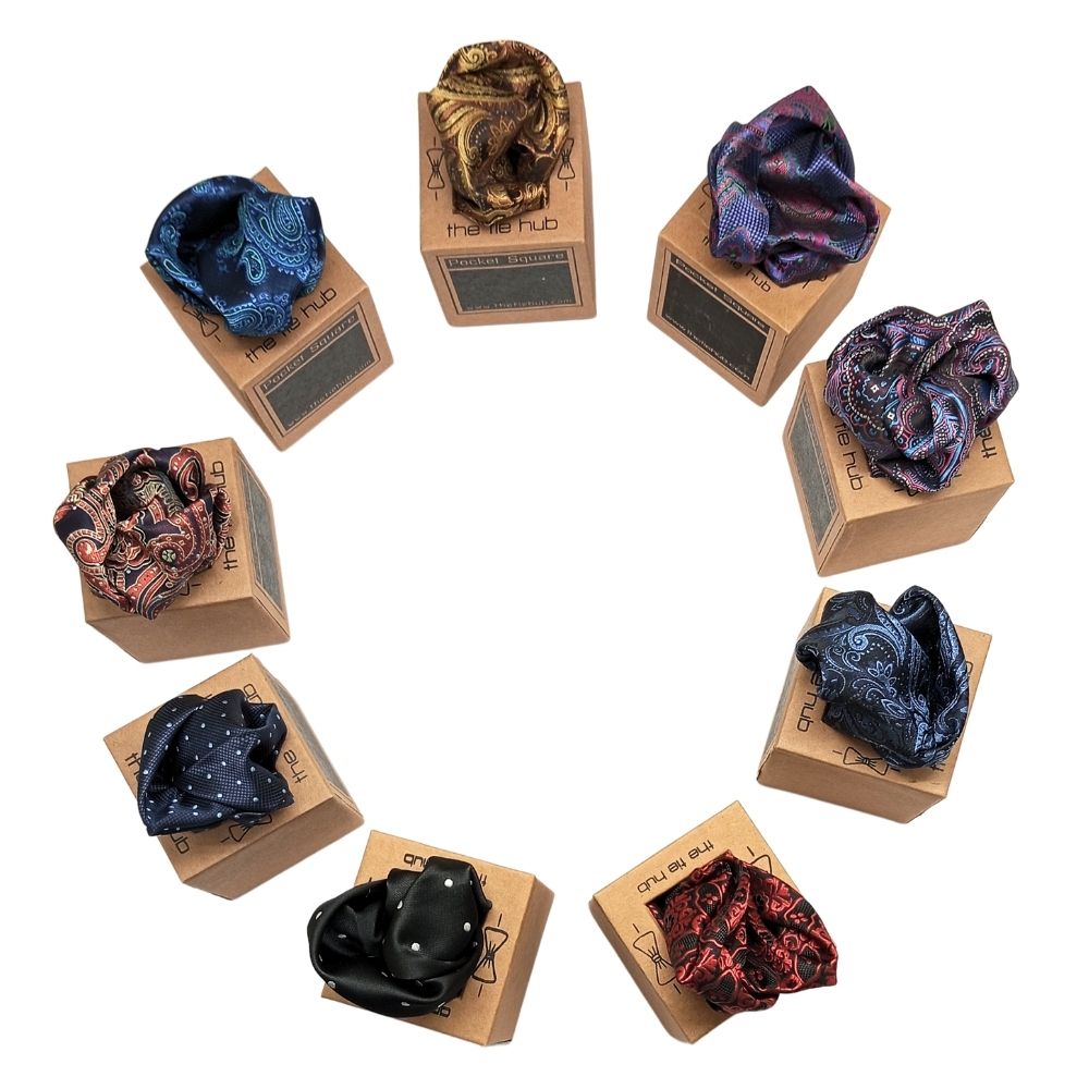 Microfiber Pocket Square Combo Set for Men