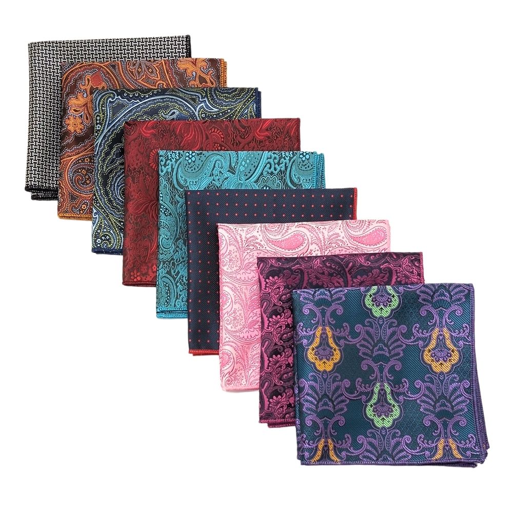 Microfiber Pocket Square Combo Set for Men