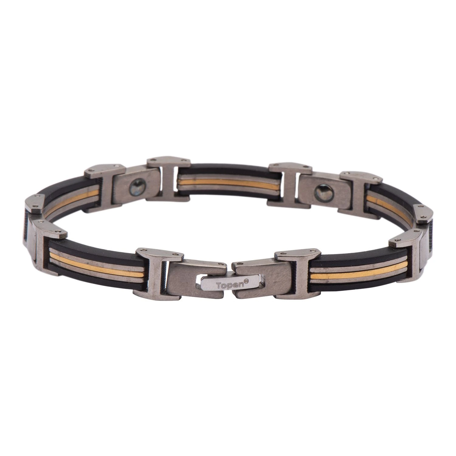 Single Gold Line Wrist Band for Men