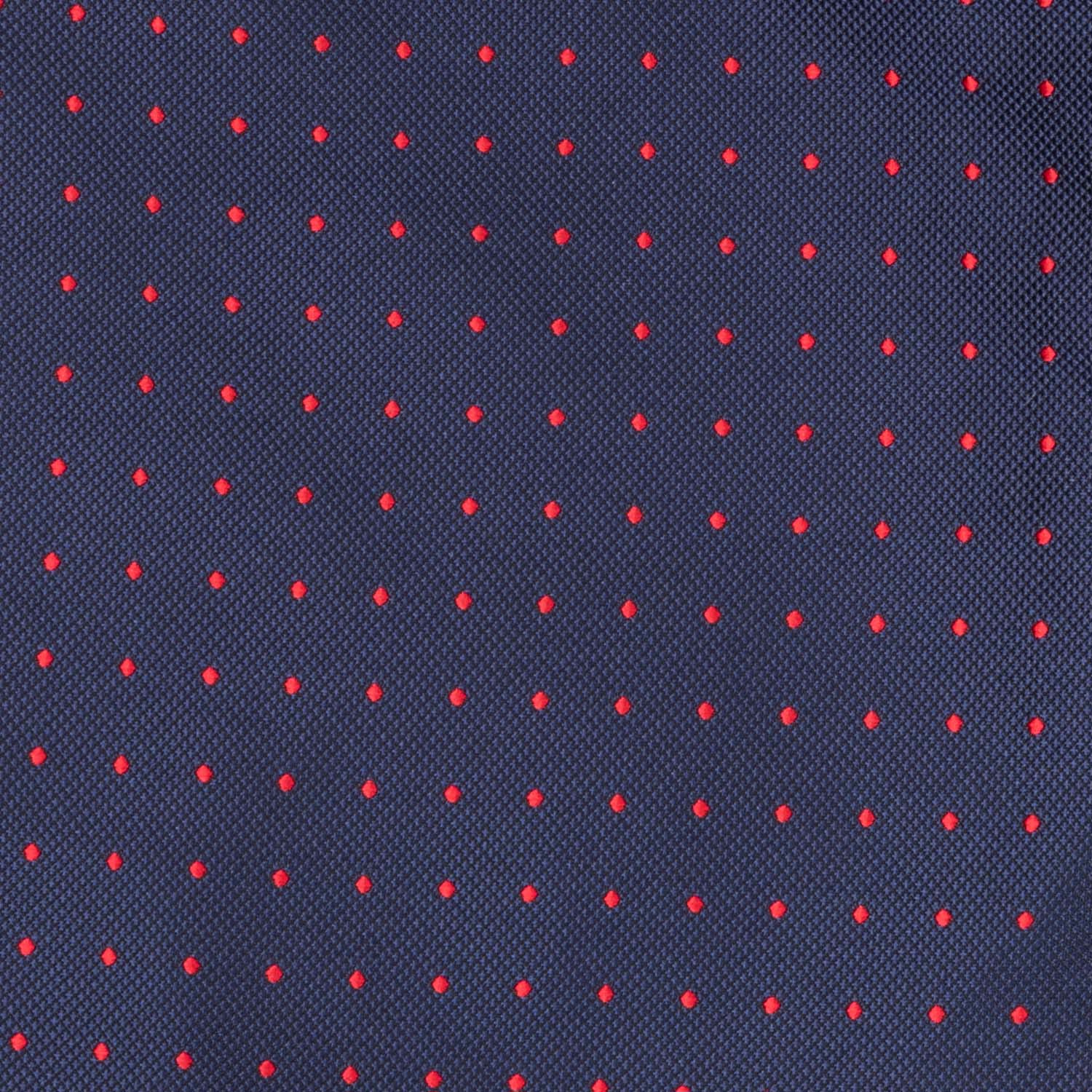 Navy Blue Polka Dot Cravat for Men