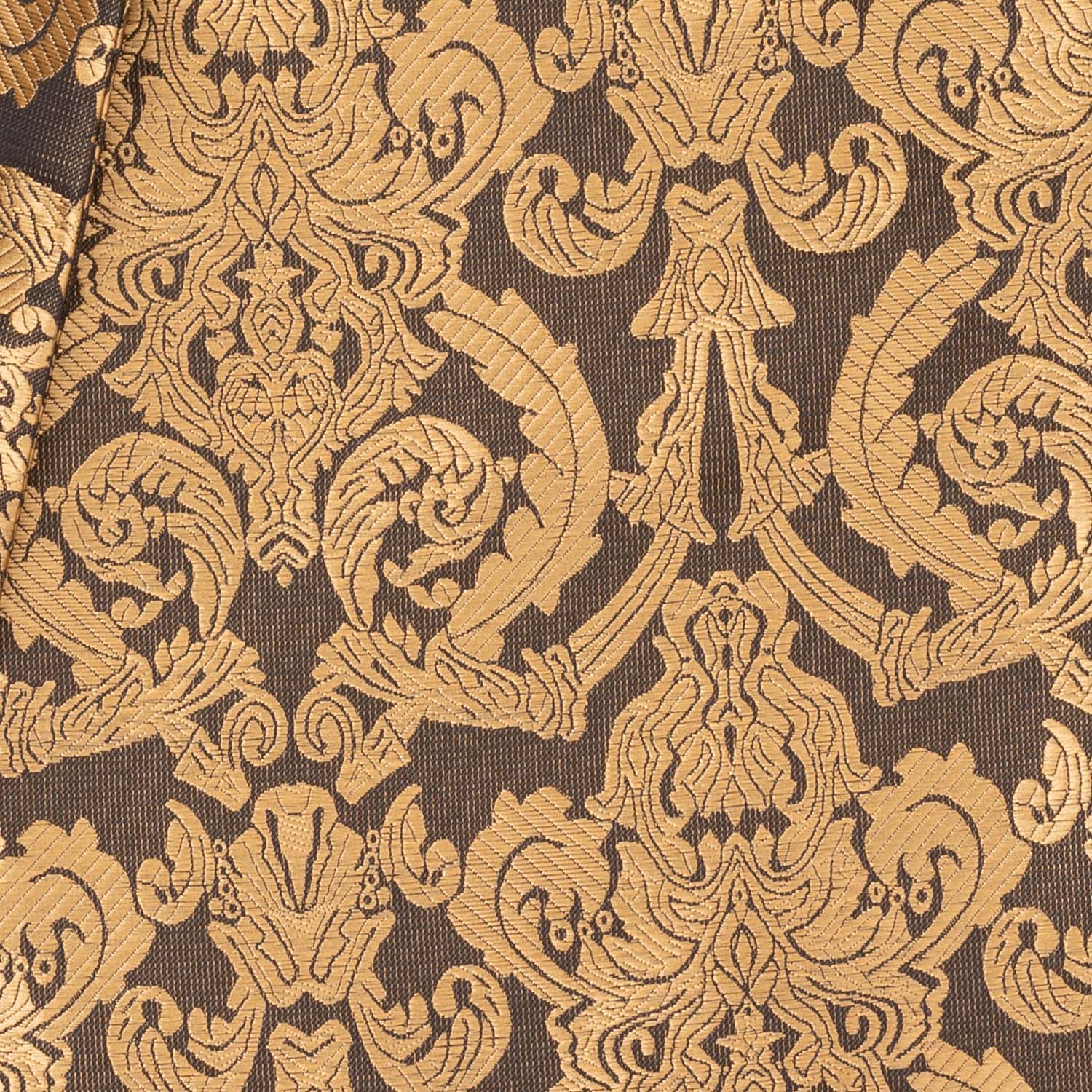 Gold Geometric Cravat for Men
