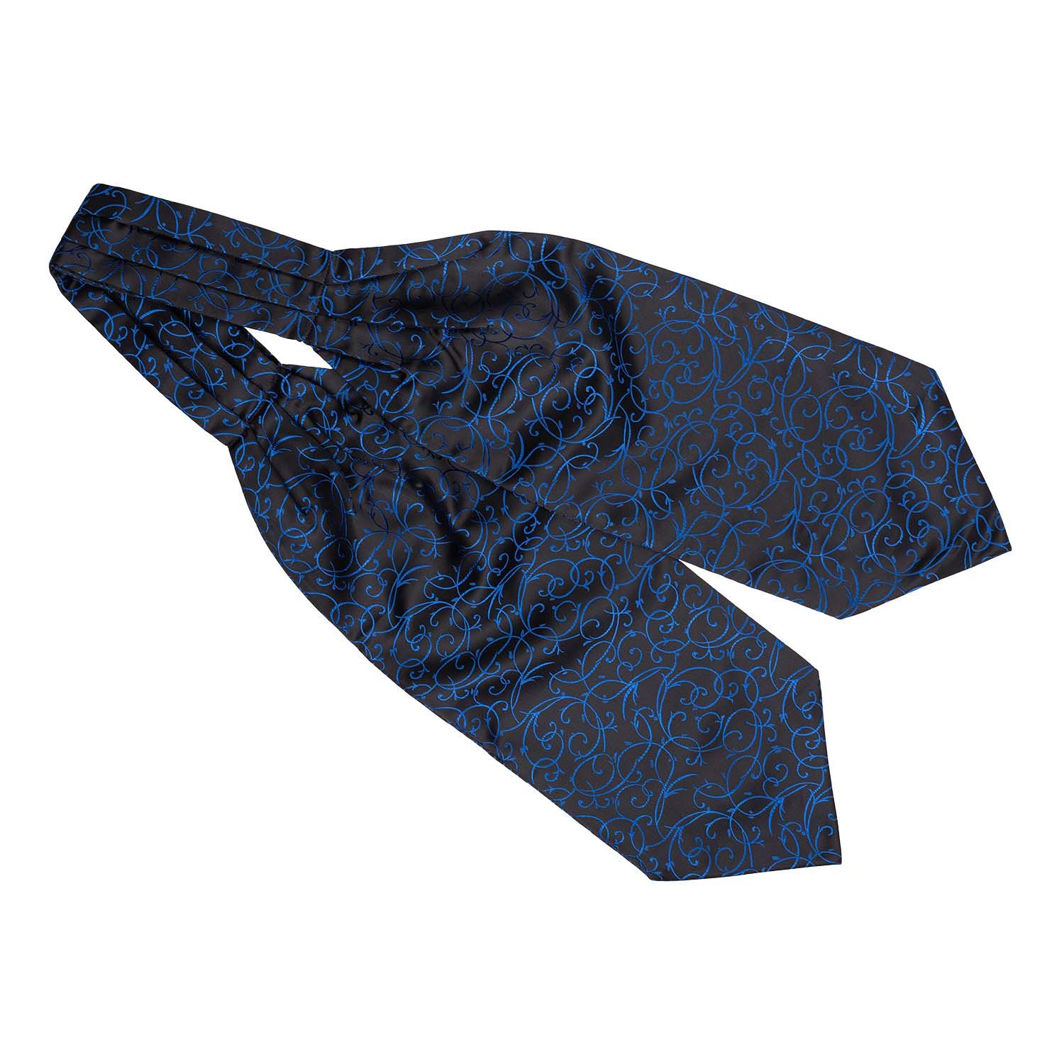 Navy Blue Paisley Cravat for Men