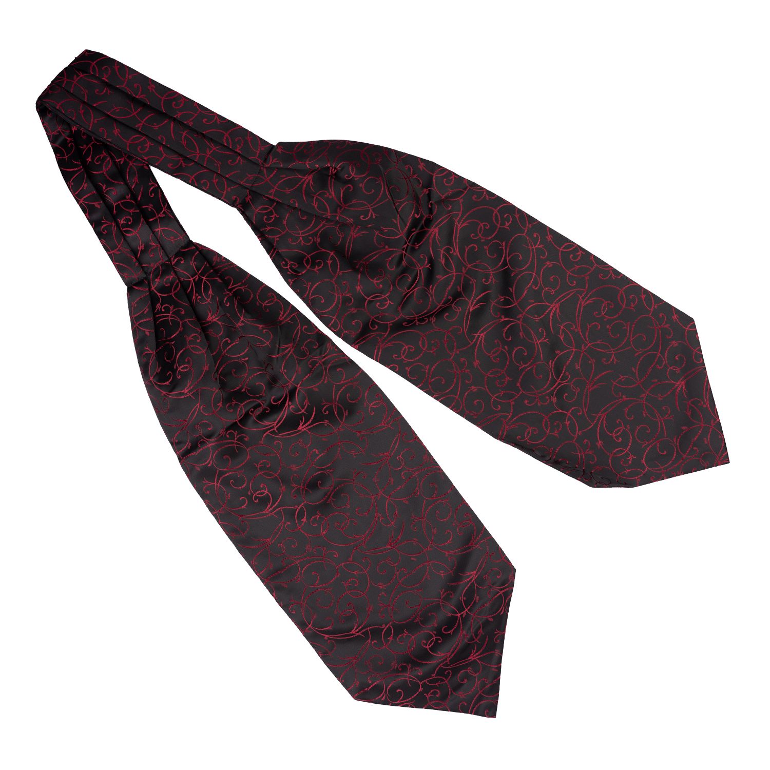 Burgundy Paisley Cravat for Men