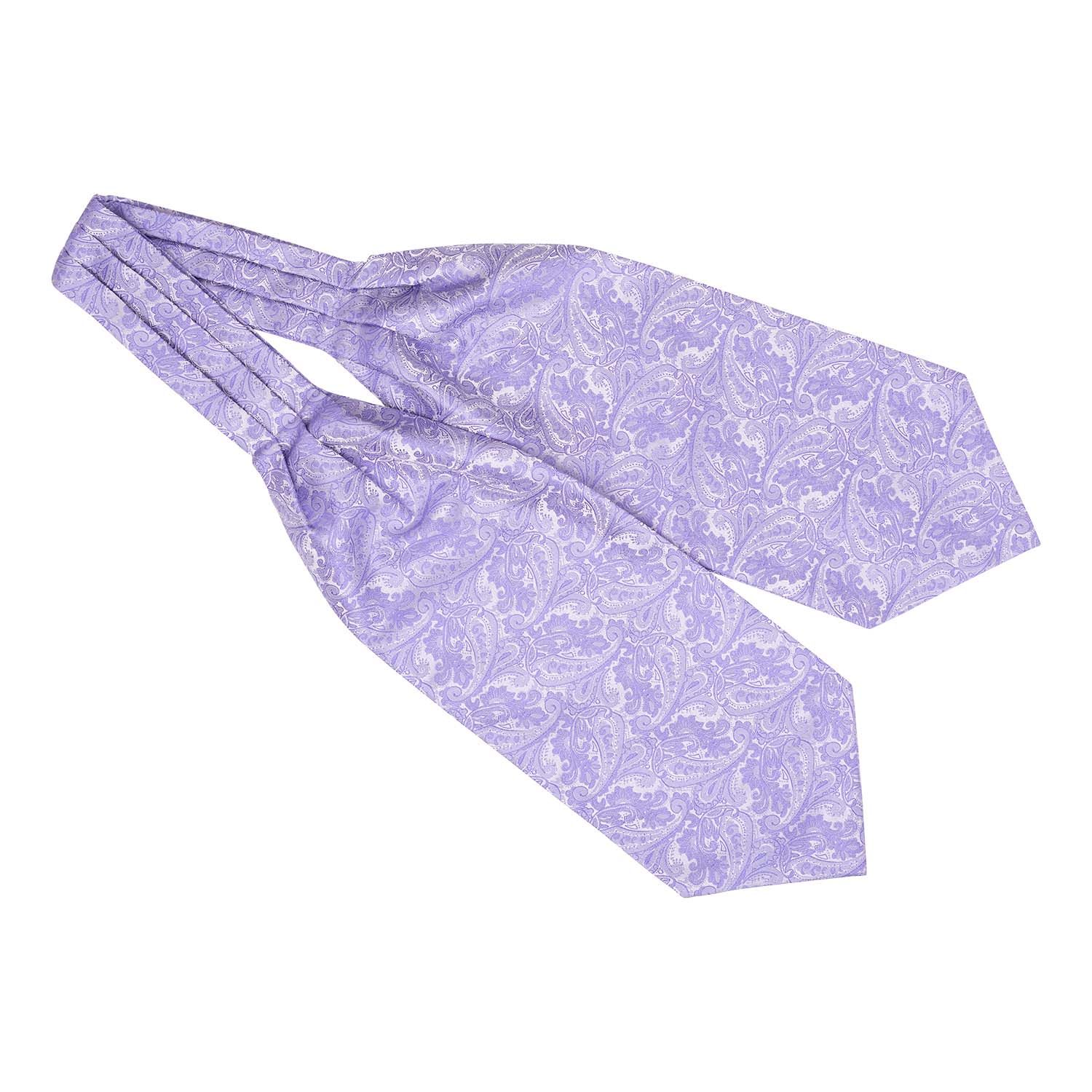 Purple Paisley Cravat for Men
