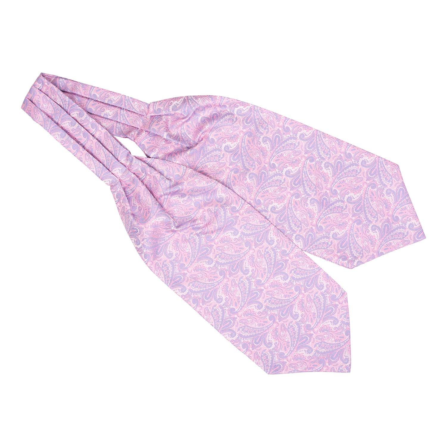Pink Paisley Cravat for Men
