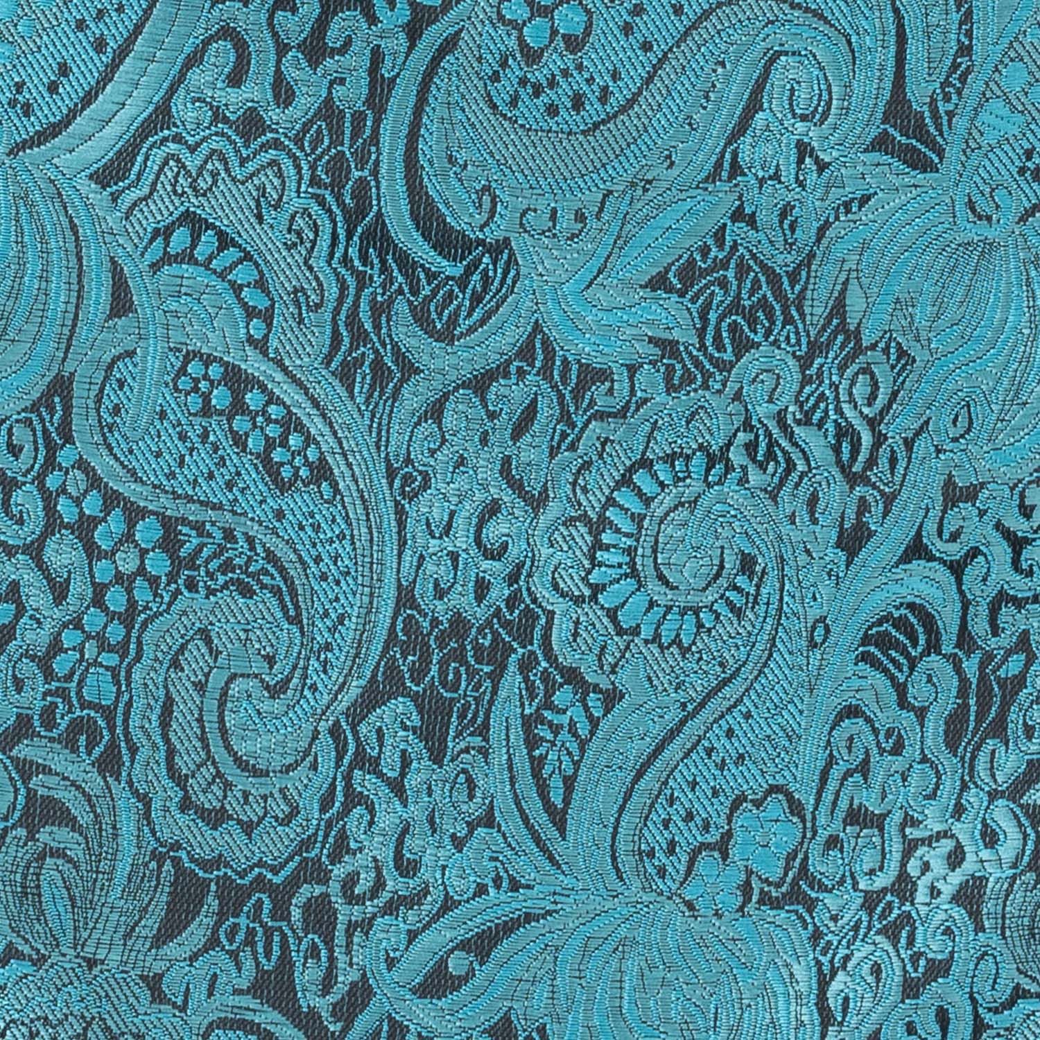 Aqua Paisley Cravat for Men