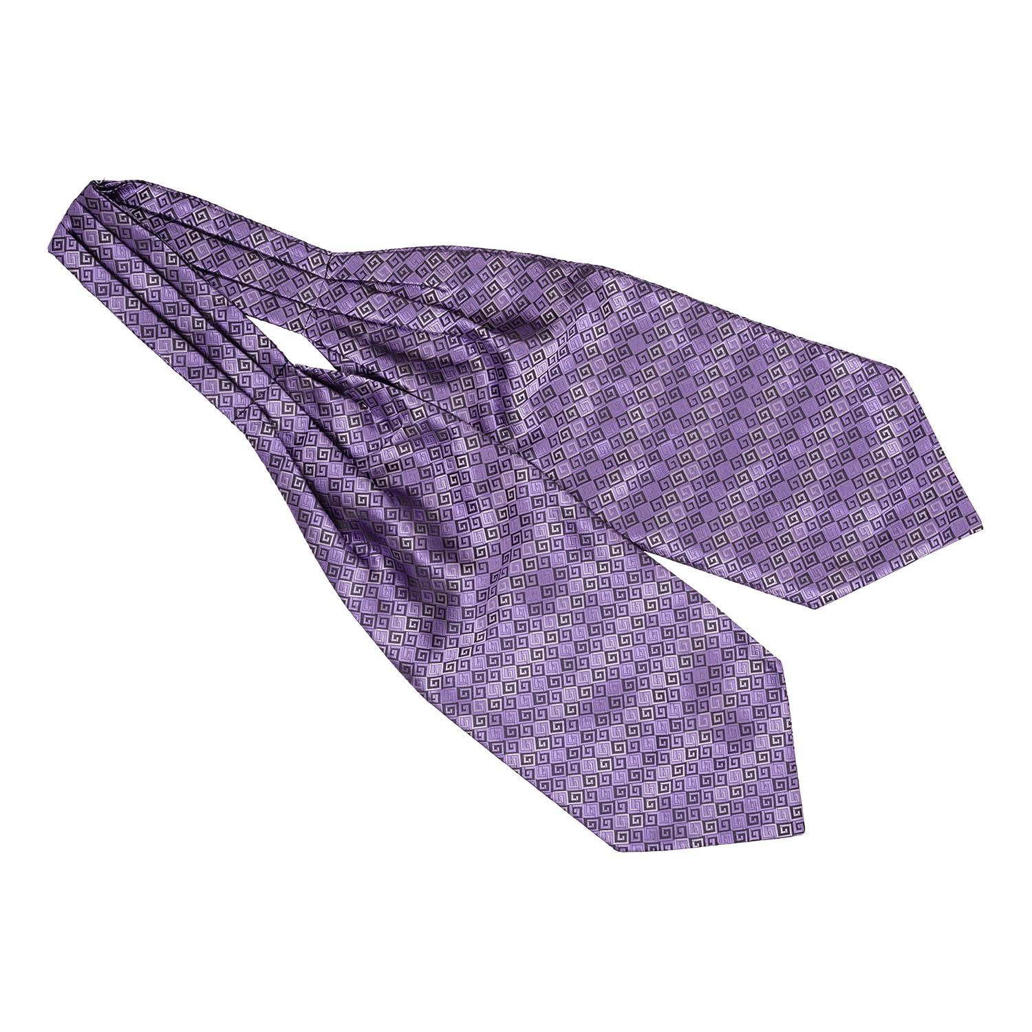Geo Purple Cravat