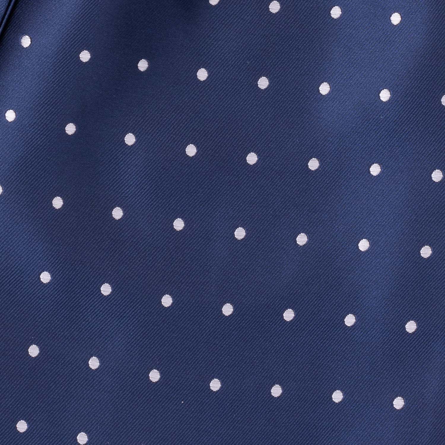 Blue Polka Dot Cravat for Men