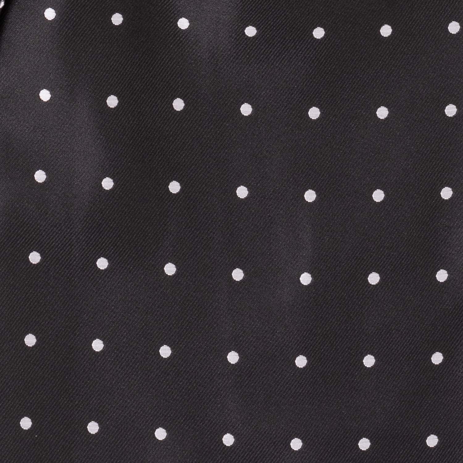 Black Polka Dot Cravat for Men