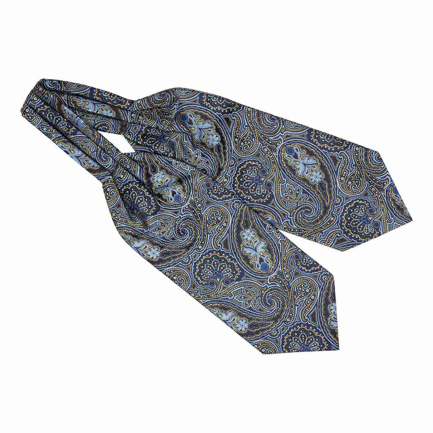 Green Paisley Cravat for Men