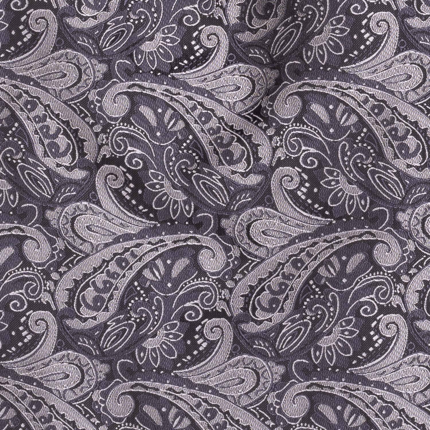 Grey Paisley Cravat for Men