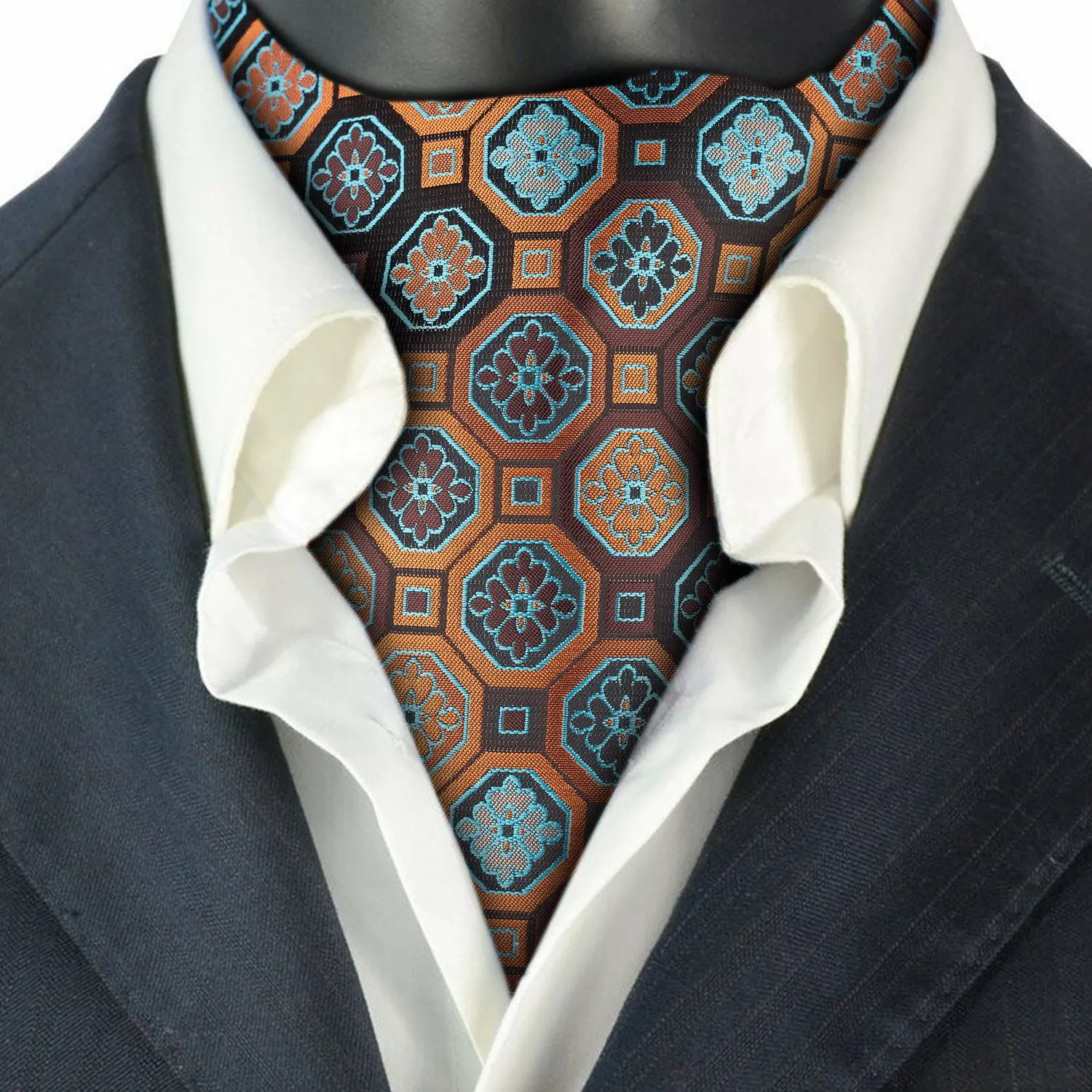 Multicolor Floral Cravat for Men