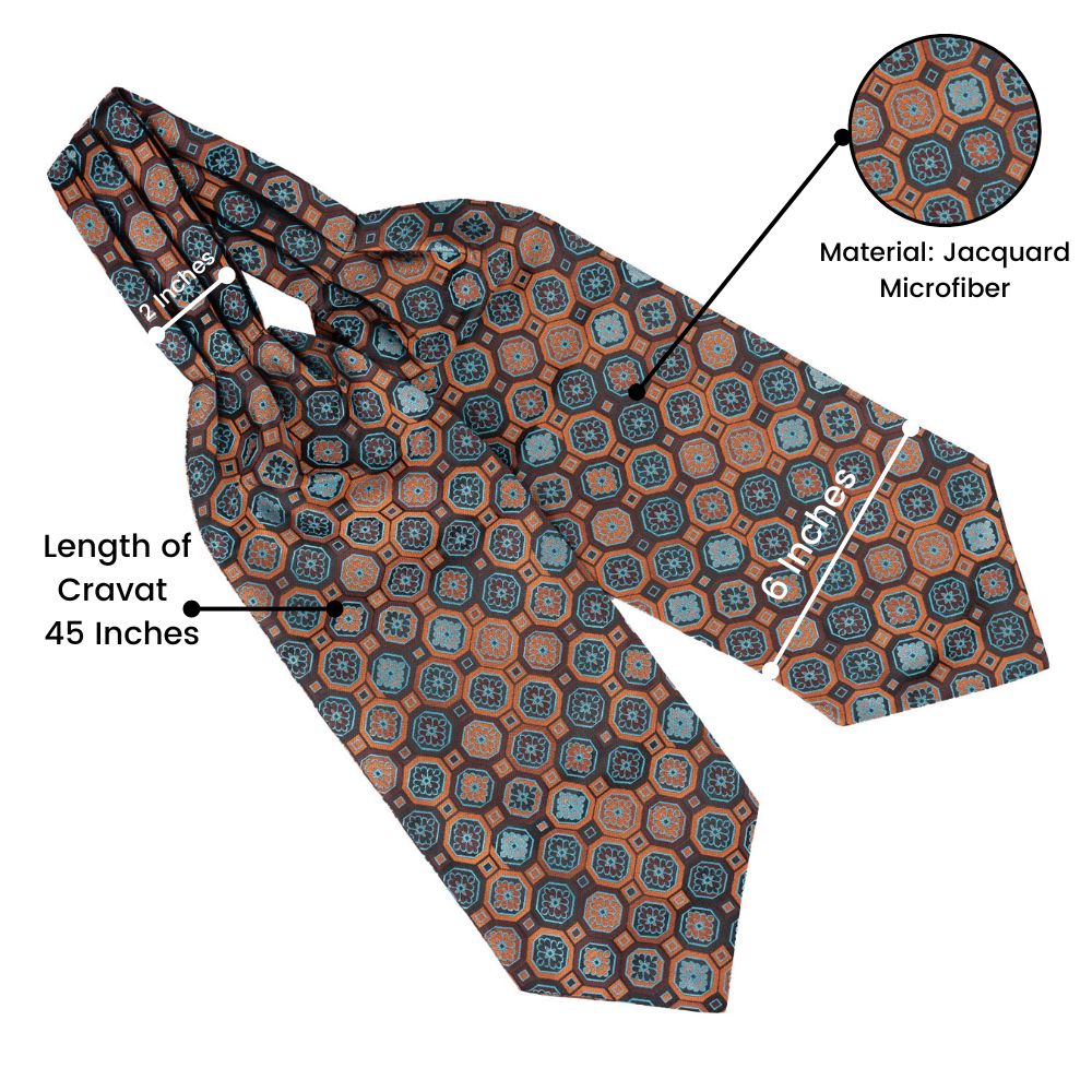 Multicolor Floral Cravat for Men